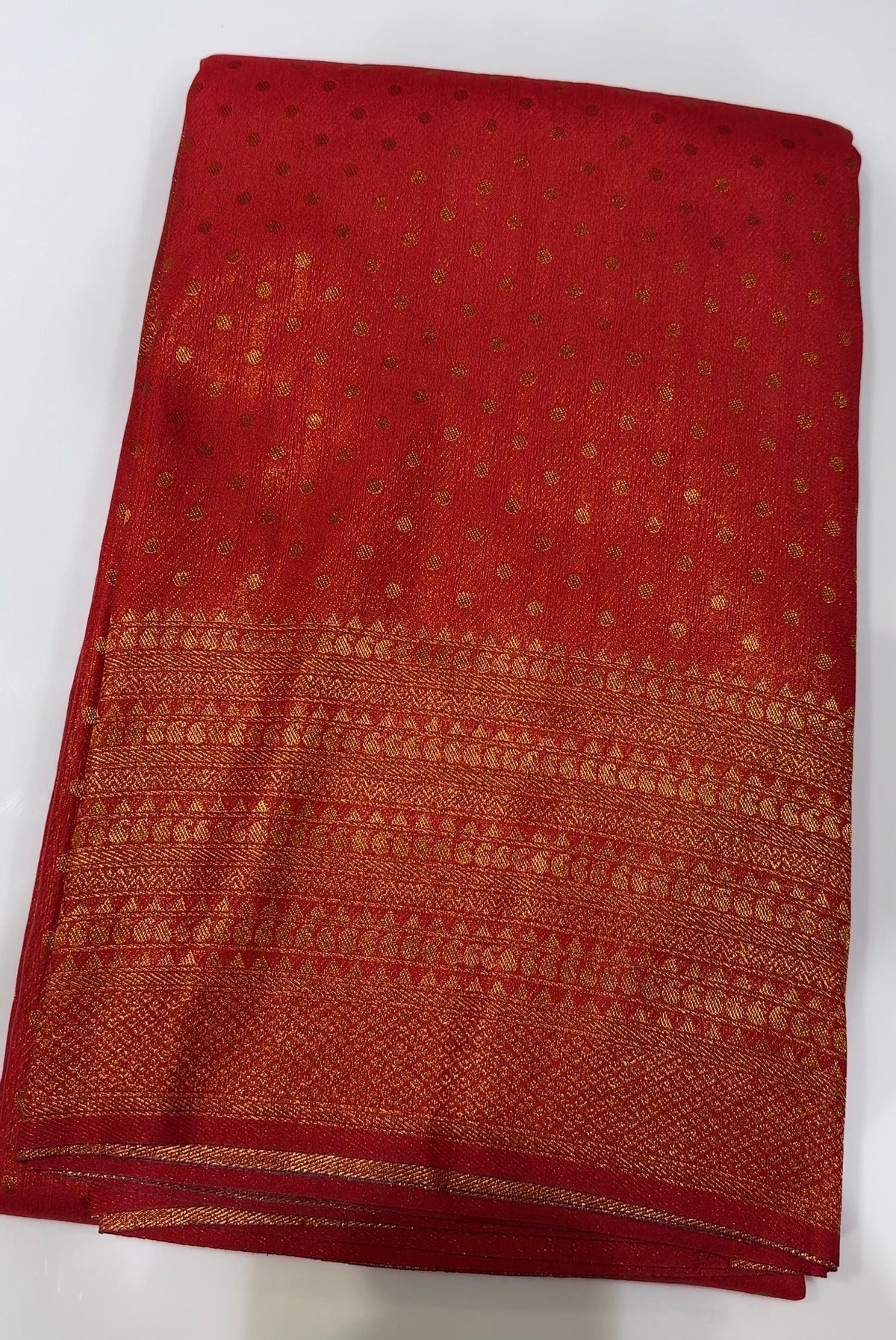 SEMI BANARASI SAREE - IHA 35999