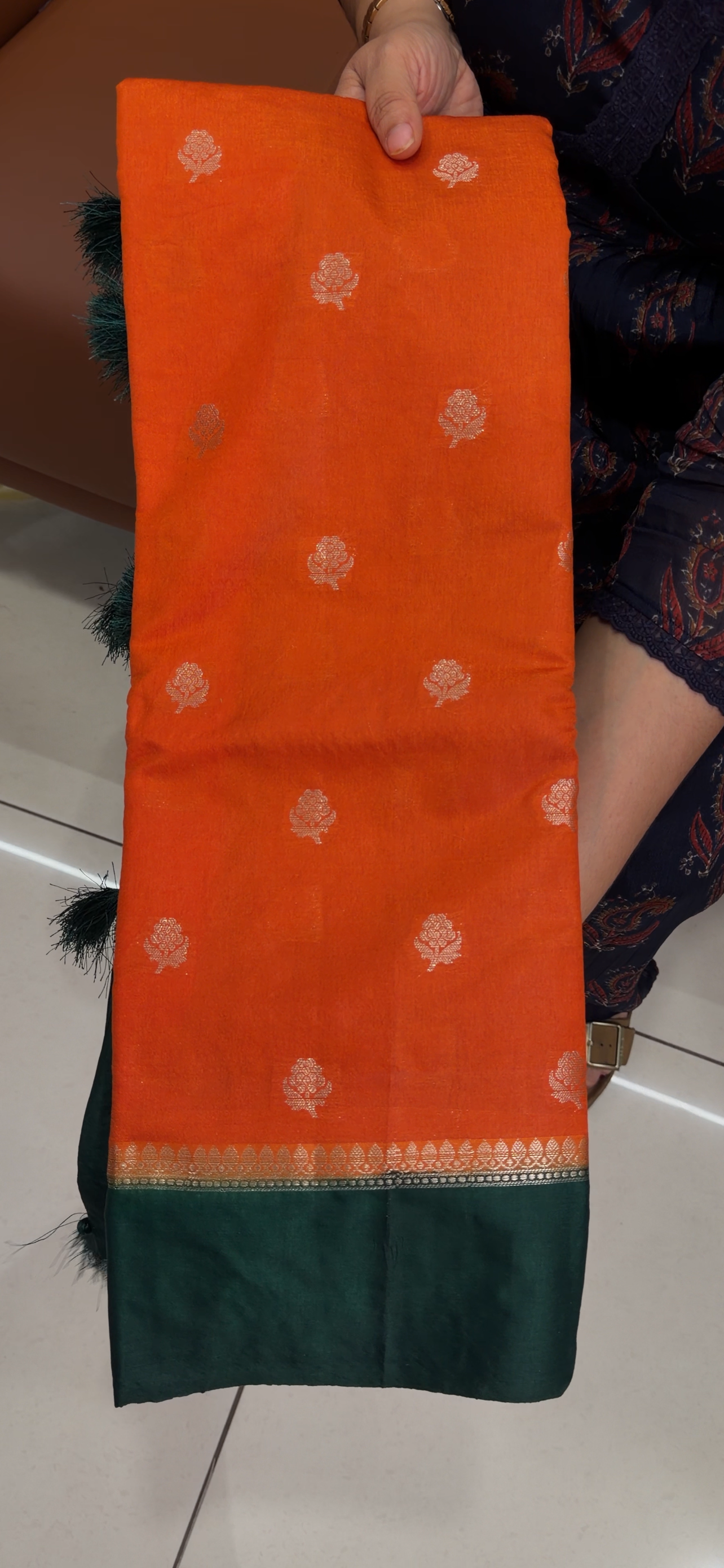 SEMI BANARASI SAREES -  IHA 33574