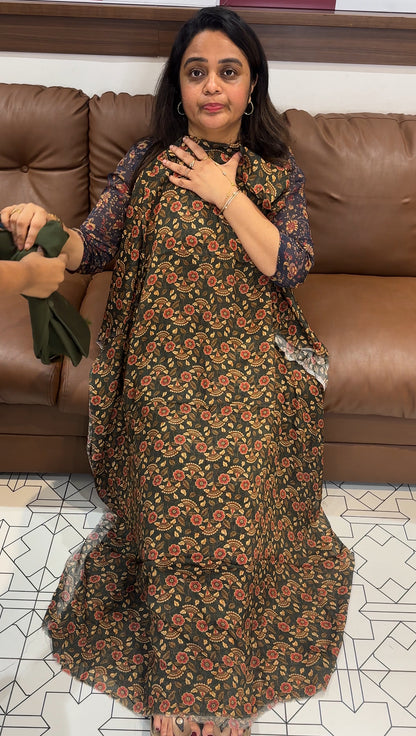 PRINTED UNSTITCHED UNSTITCHED SALWAR SUITS - IHA 26475