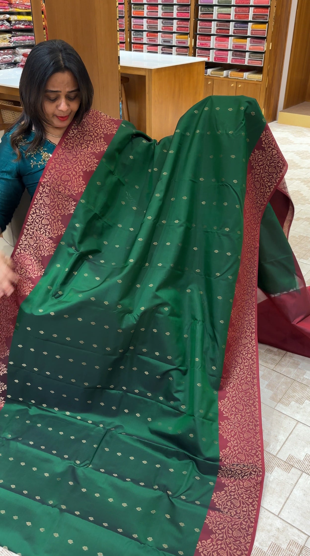 DESIGNER KANCHIPURAM SILK SAREES - IHA 26104