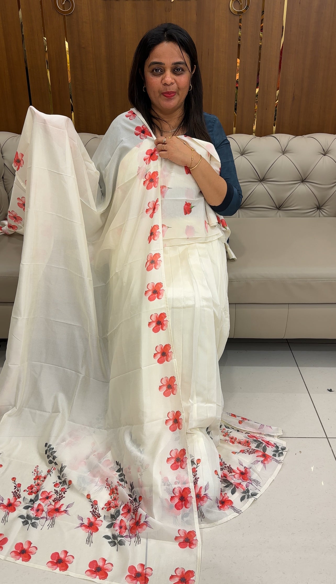 SEMI STITCHED DHAVANI SETS - IHA 25960