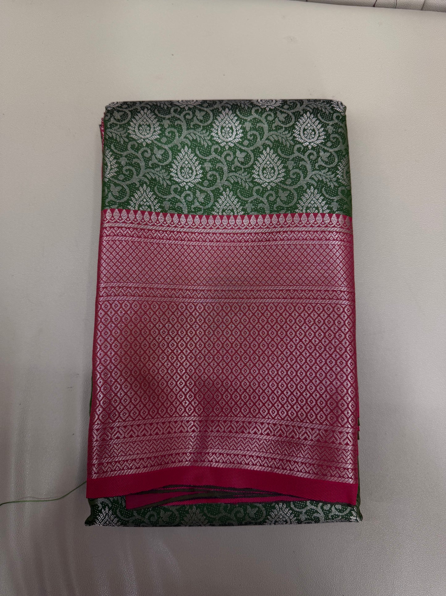 SEMI KANCHIPURAM SAREES - IHA 29342