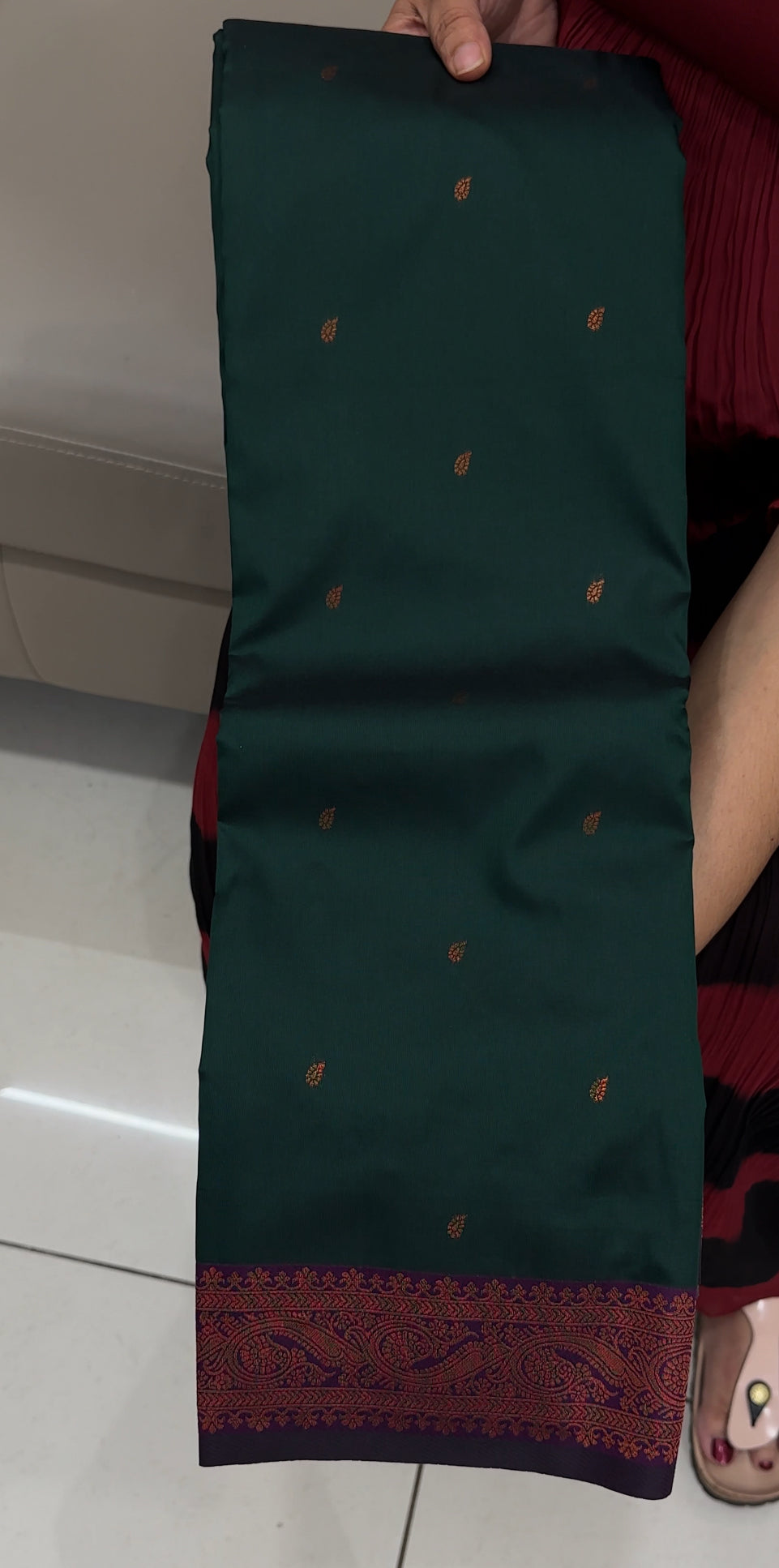 SEMI SILK SAREES - IHA 28676