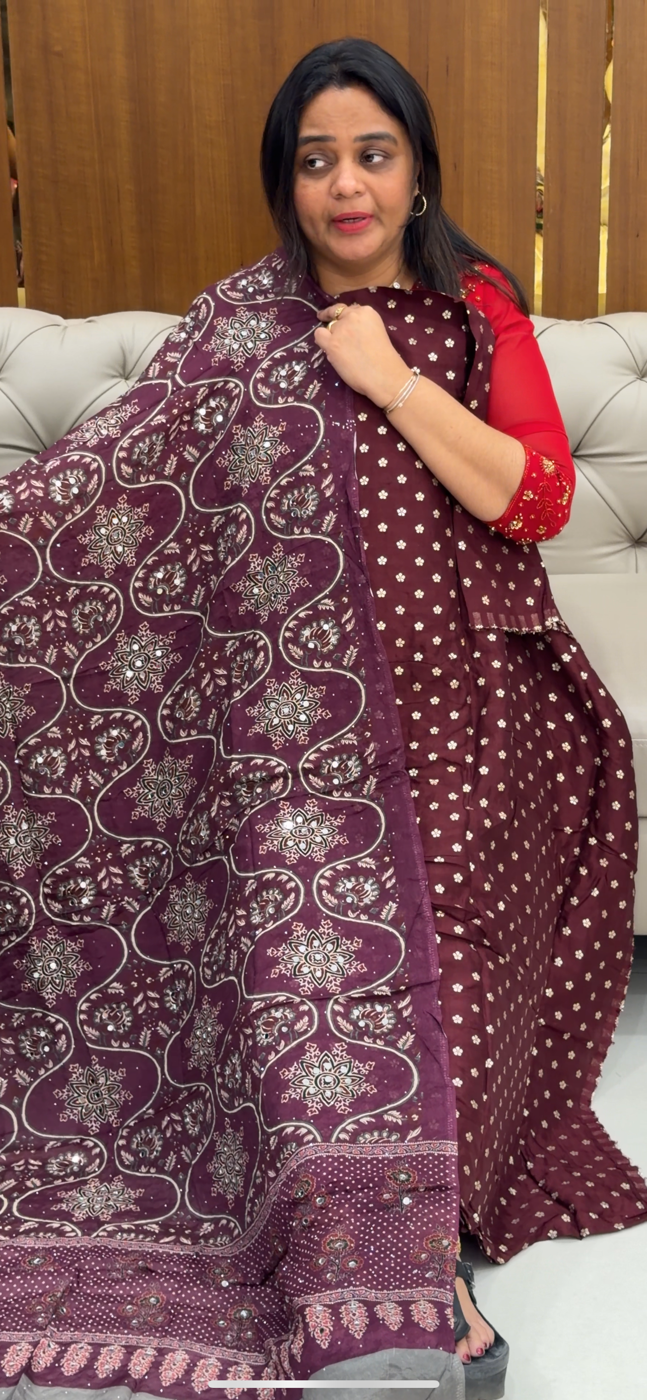 DOLA BANARASI UNSTITCHED SALWAR SUITS - IHA 28749