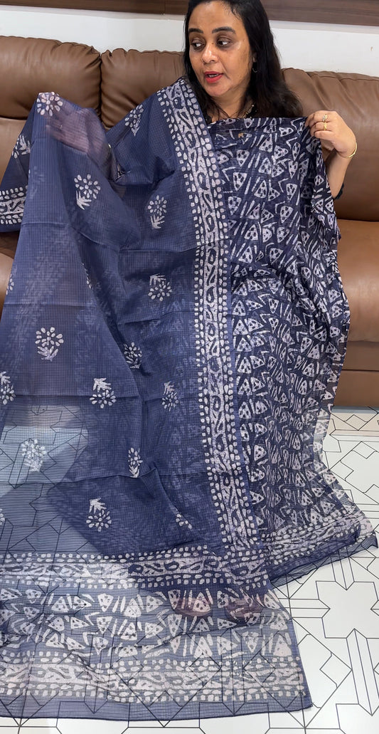 BATIK PRINTED UNSTITCHED SALWAR SUITS - IHA 27914