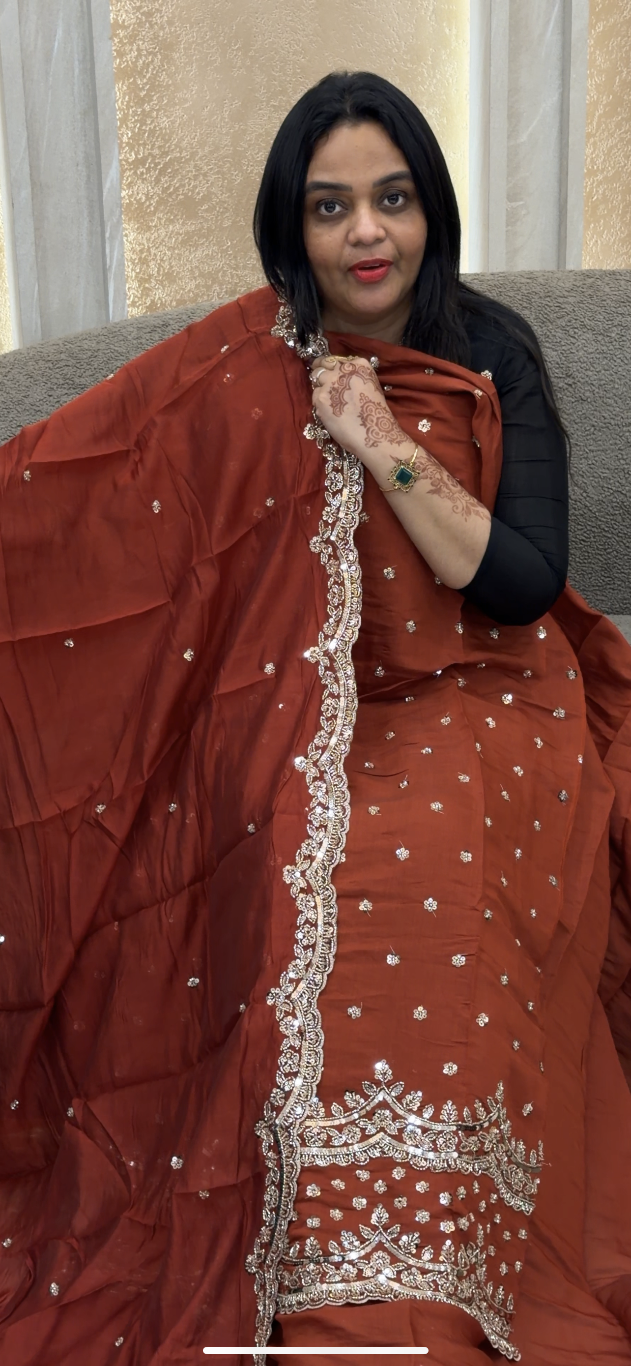 PARTY WEAR UNSTITCHED SALWAR SUITS  -  IHA 32974