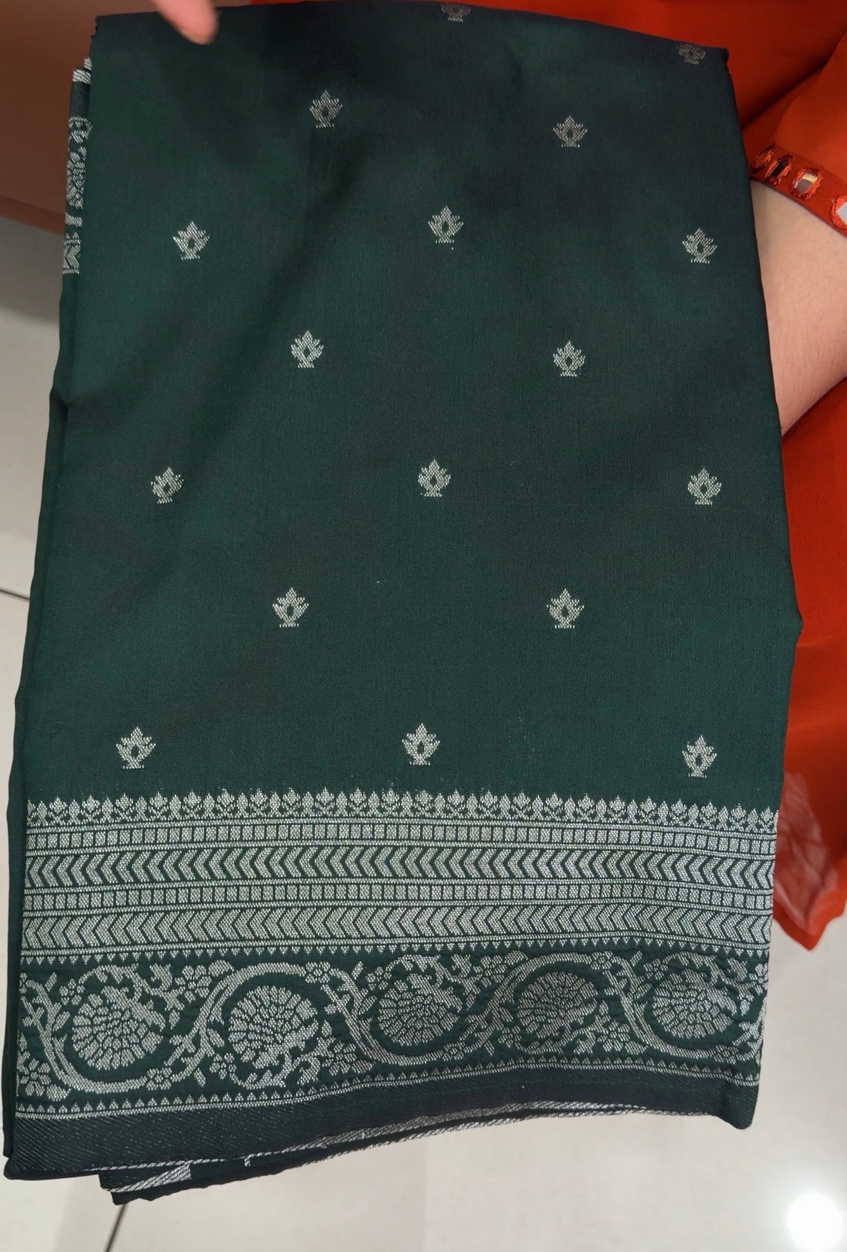 SEMI BANARASI SAREES - IHA 34942