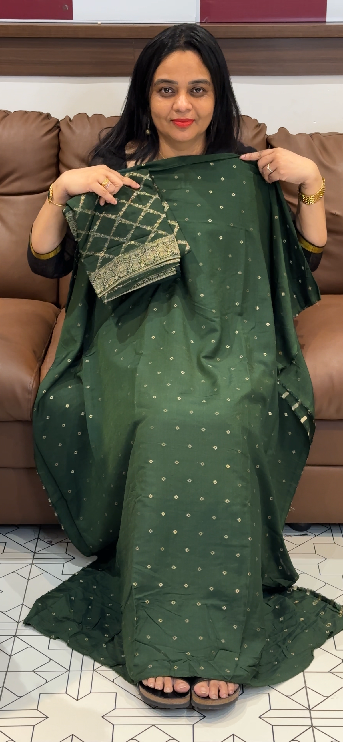 OFFER SALES UNSTITCHED SALWAR SUITS - IHA 35480