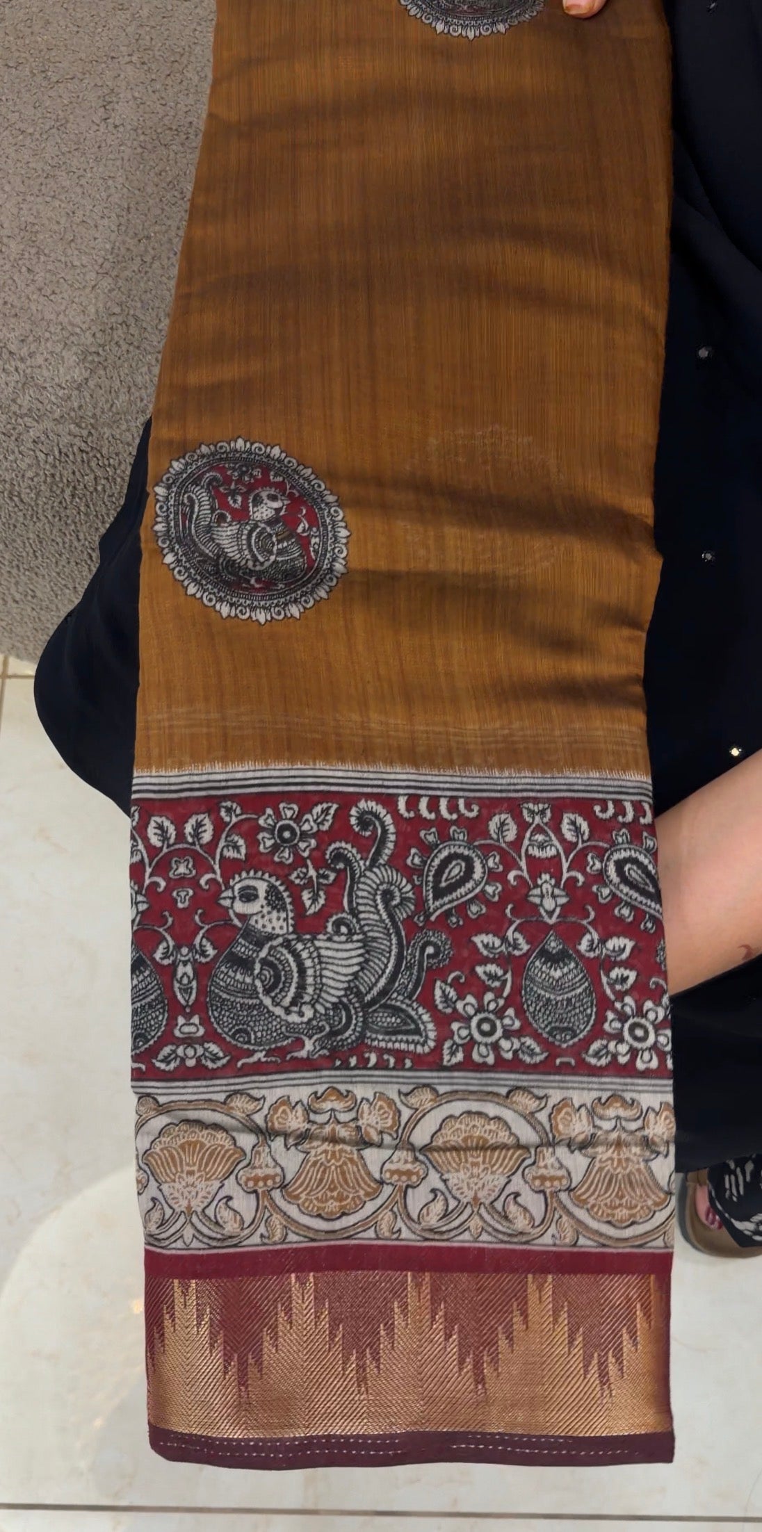 MODAL CHANDERI SAREES - IHA 33074