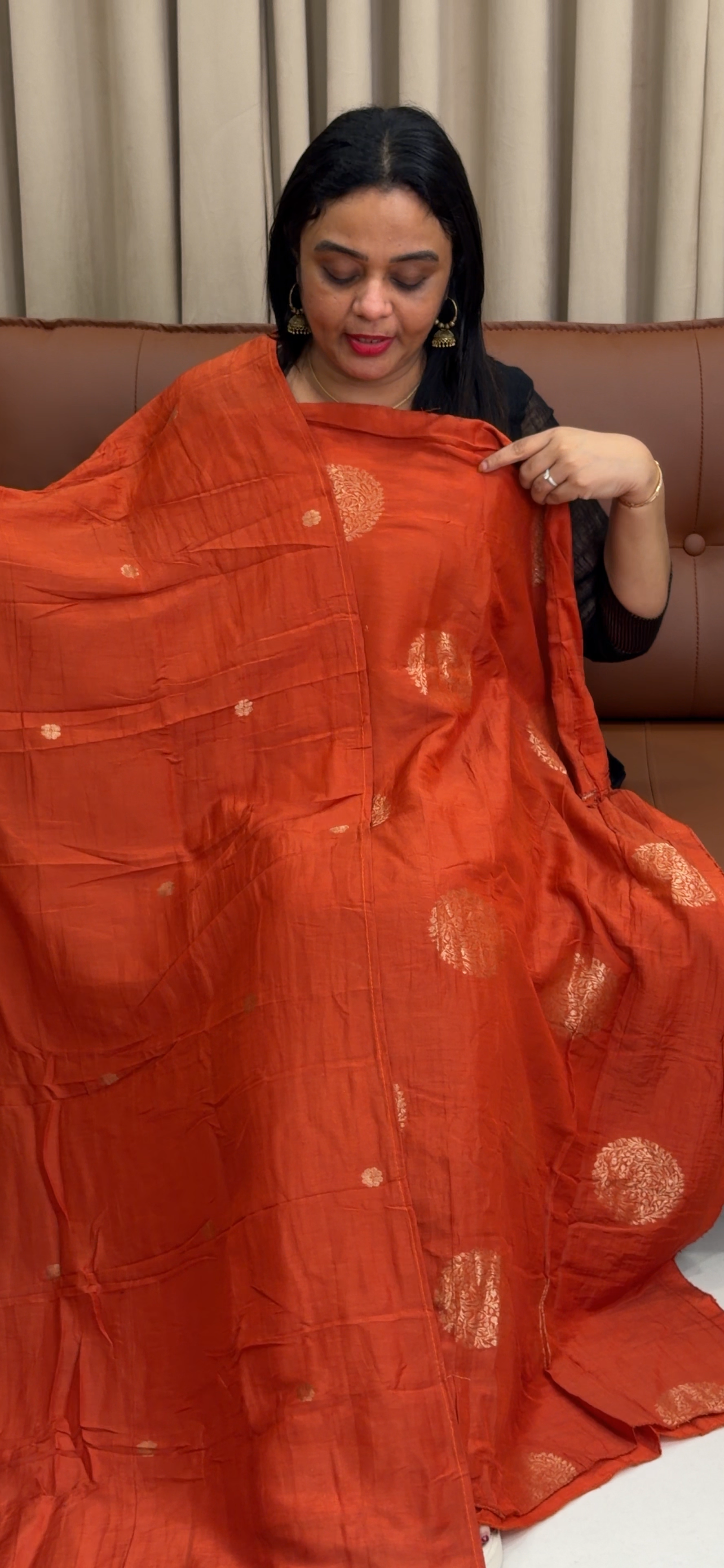 SEMI BANARASI UNSTITCHED SALWAR SUITS - IHA 34012