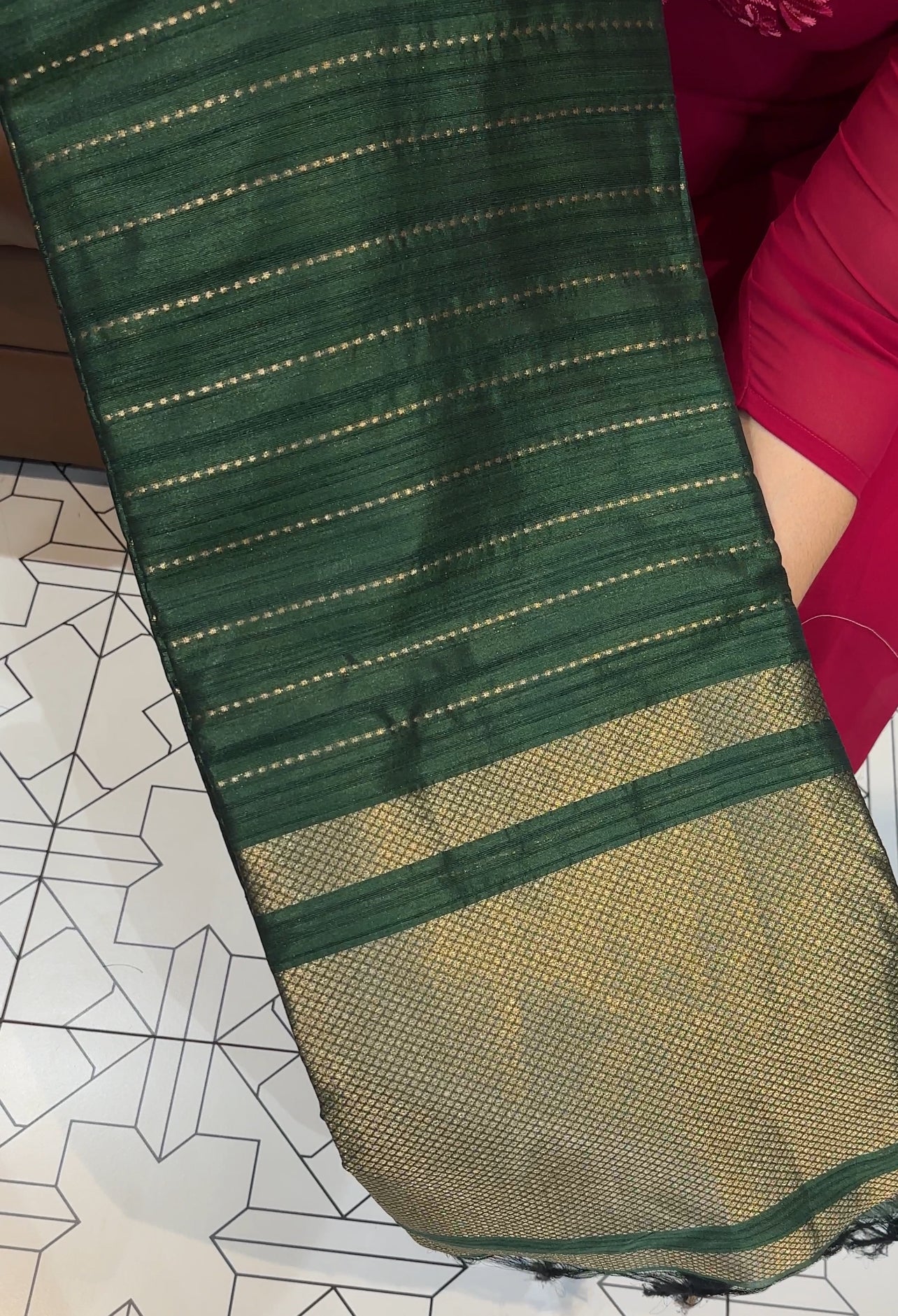 SEMI JUTE SAREE - IHA 19189