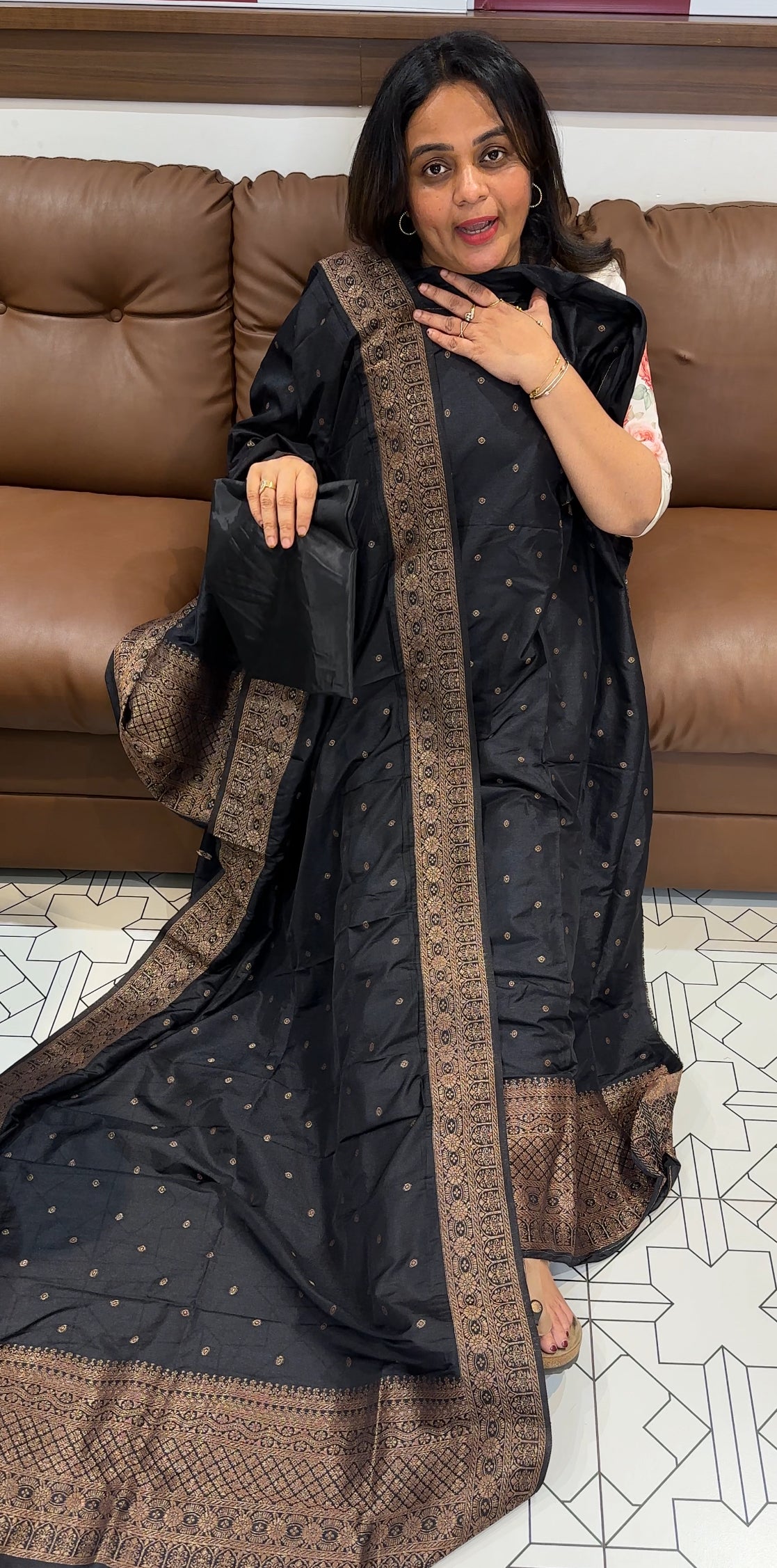FORWARD SEMI BANARASI UNSTITCHED SALWAR SUITS - IHA 26168