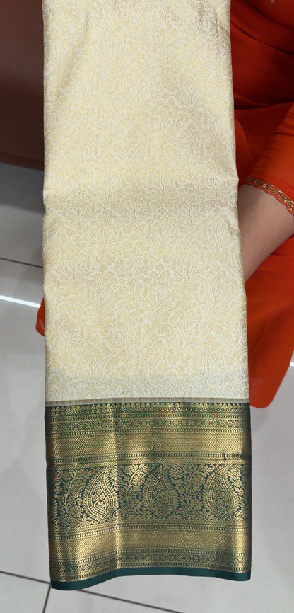 SEMI KANCHIPURAM SAREES - IHA 34254