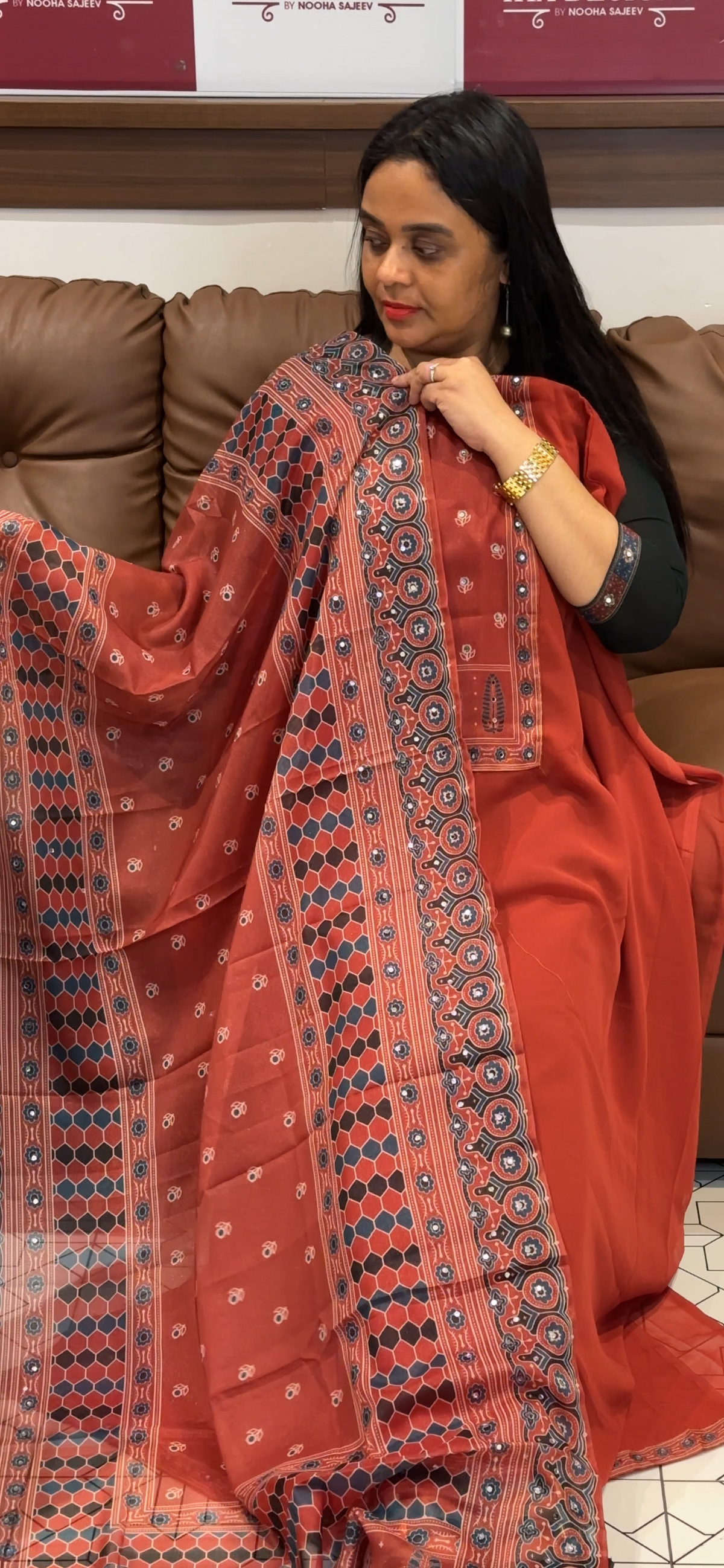GEORGETTE UNSTTCHED SALWAR SUITS - IHA 35510