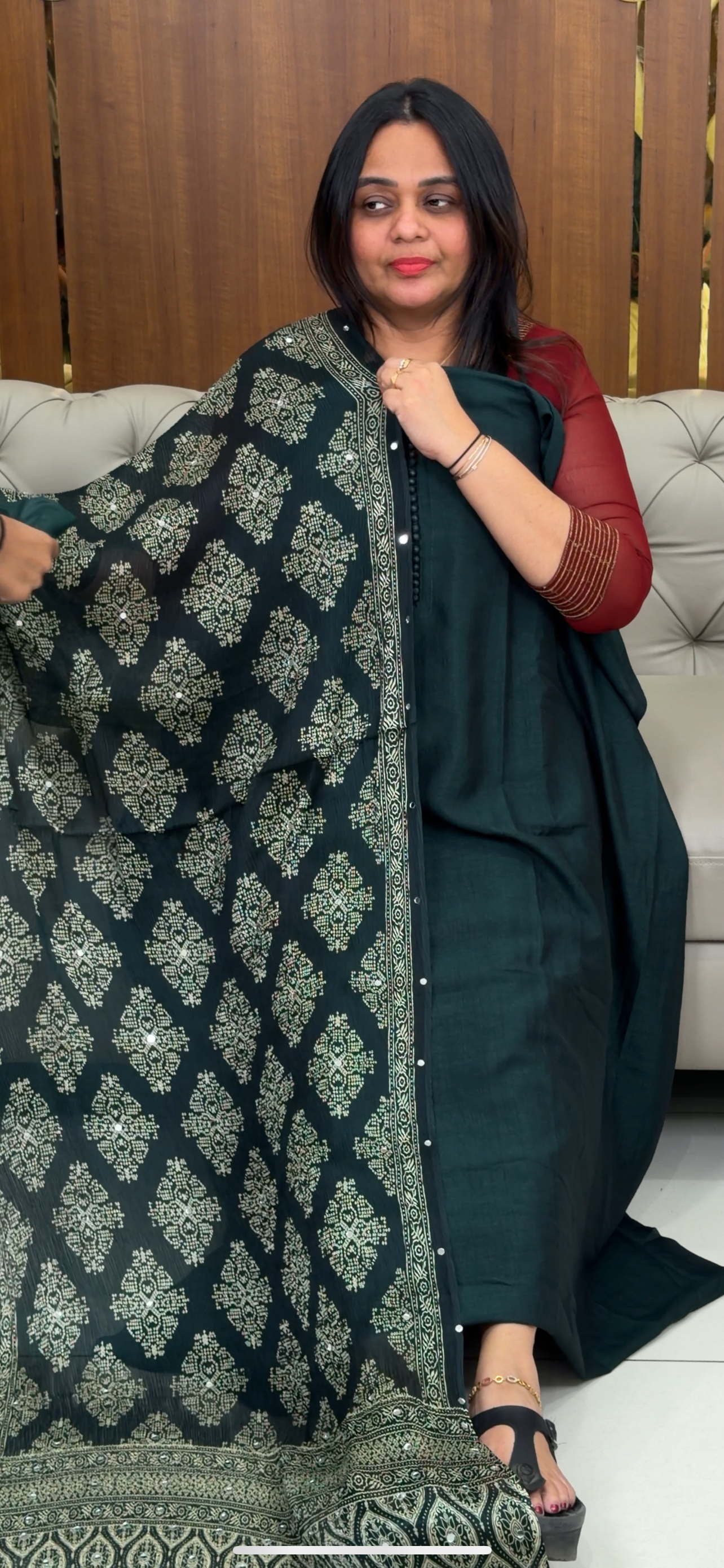 FORWARD SEMI RAW SILK UNSTITCHED SALWR SUITS - IHA 28906