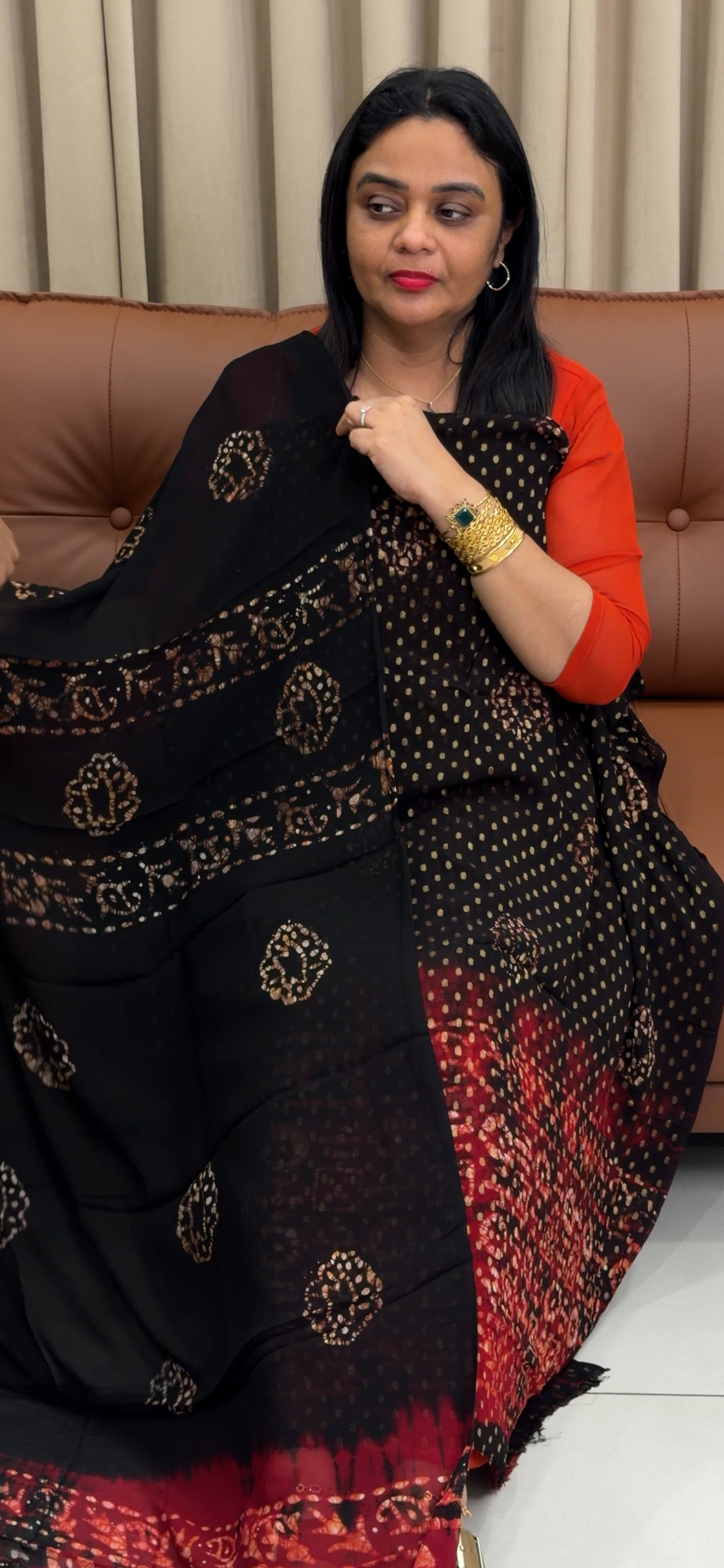 BATIK PRINTED UNSTITCHED SALWAR SUITS - IHA 33749