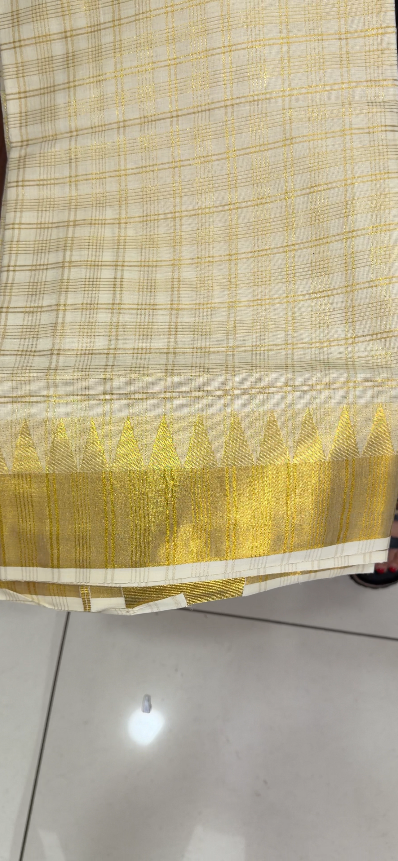 MUL CHANDERI SAREES - IHA 34096