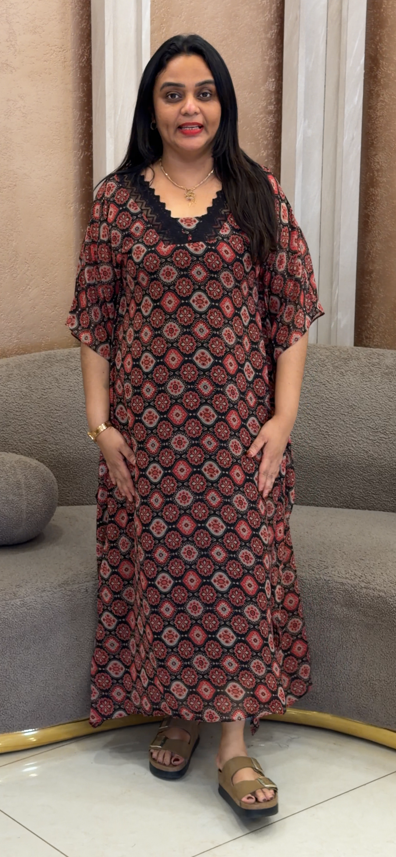 IHA'S IN-HOUSE KAFTAN TOPS - IHA 32954