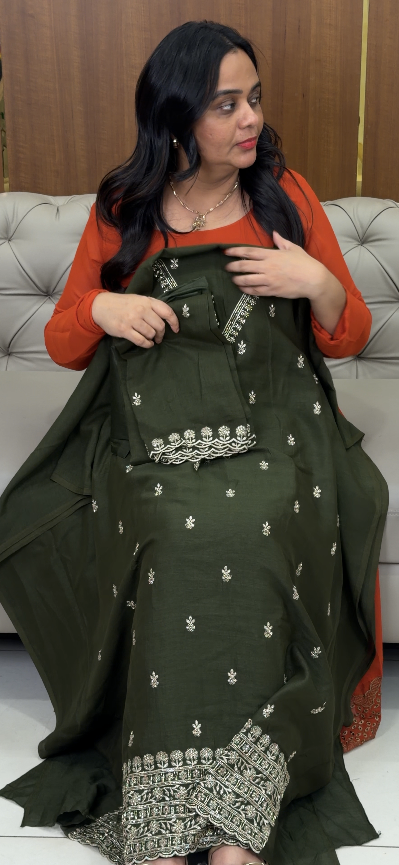 UNSTITCHED SALWAR SUITS - IHA 32965
