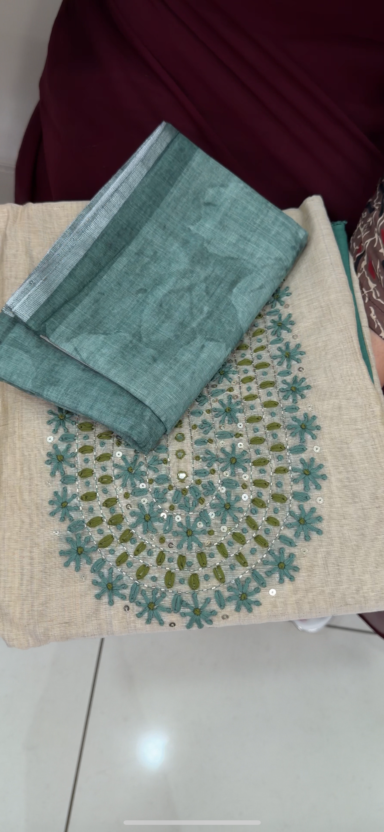 MODAL CHANDERI UNSTITCHED SALWAR SUITS - IHA 29222