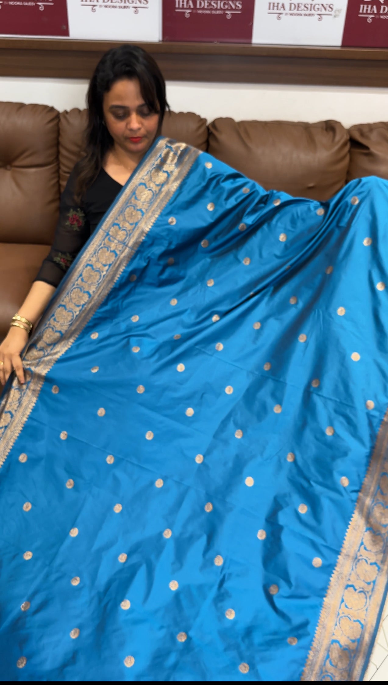 SEMI KATAN SAREES - IHA 25148