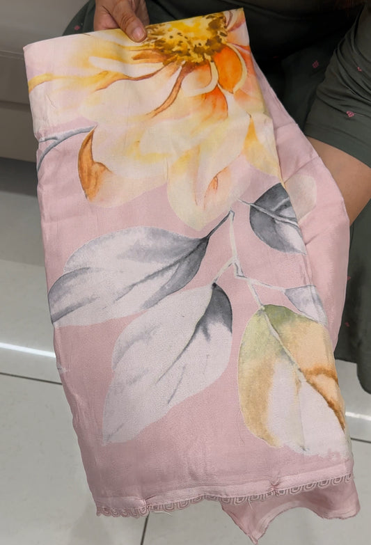 PRINTED CRAPE SILK SAREES - IHA 27592