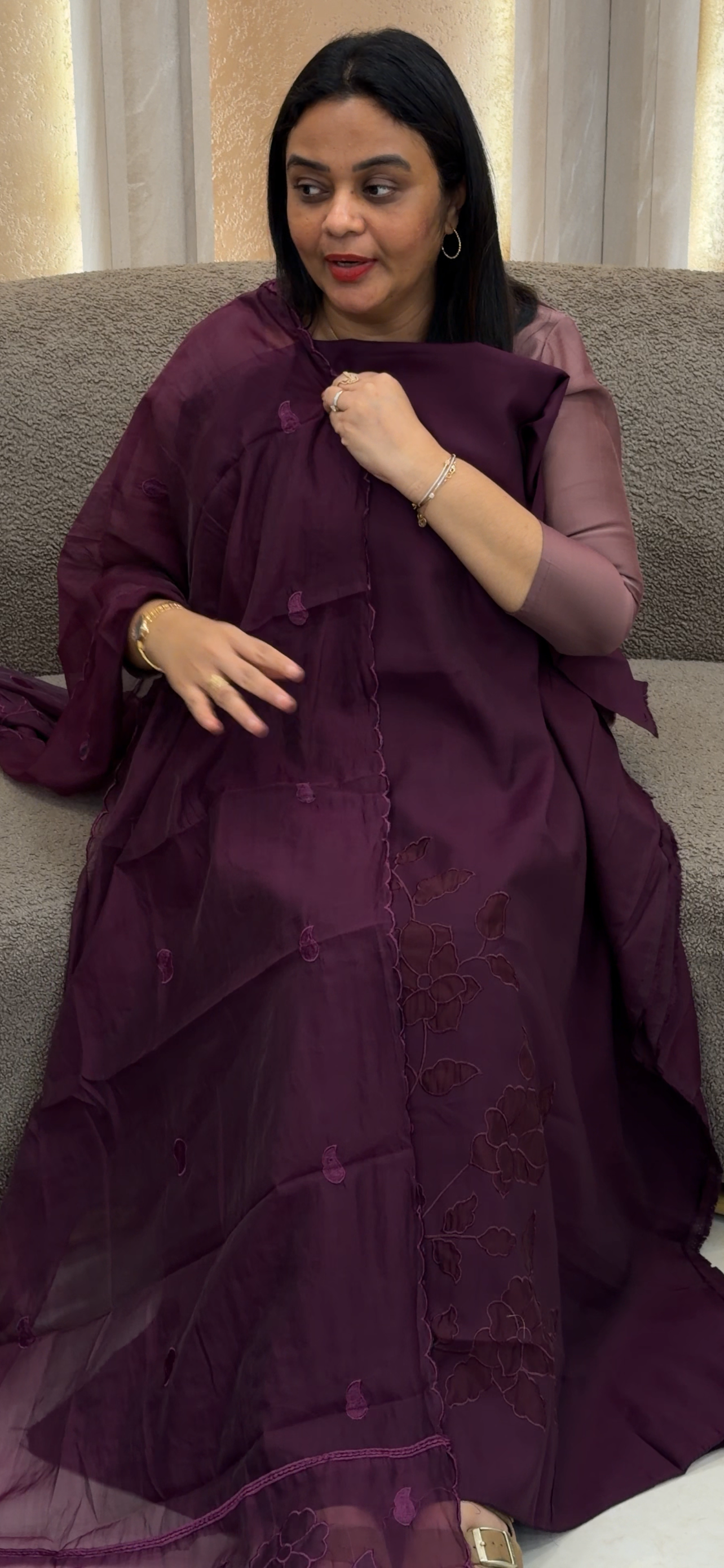 MUL CHANDERI UNSTITCHED SALWAR SUITS - IHA 32843