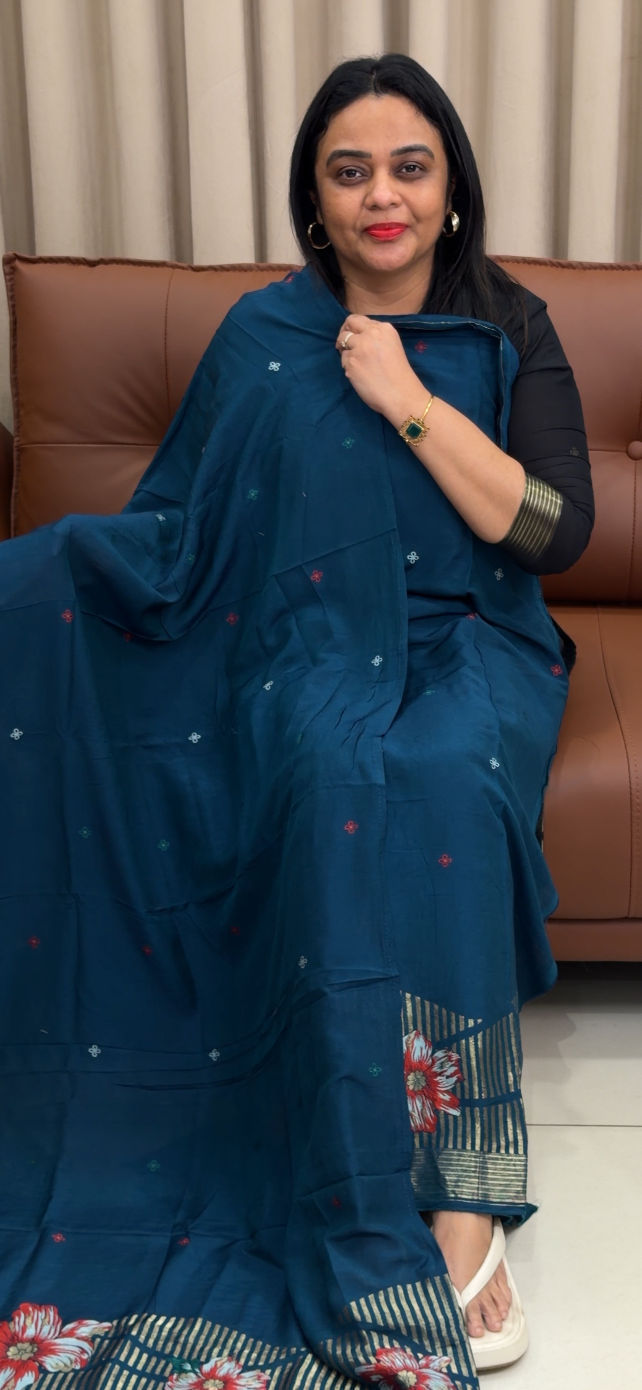 FORWARD SOFT MUL TOP,BOTTOM AND DUPATTA - IHA 33504