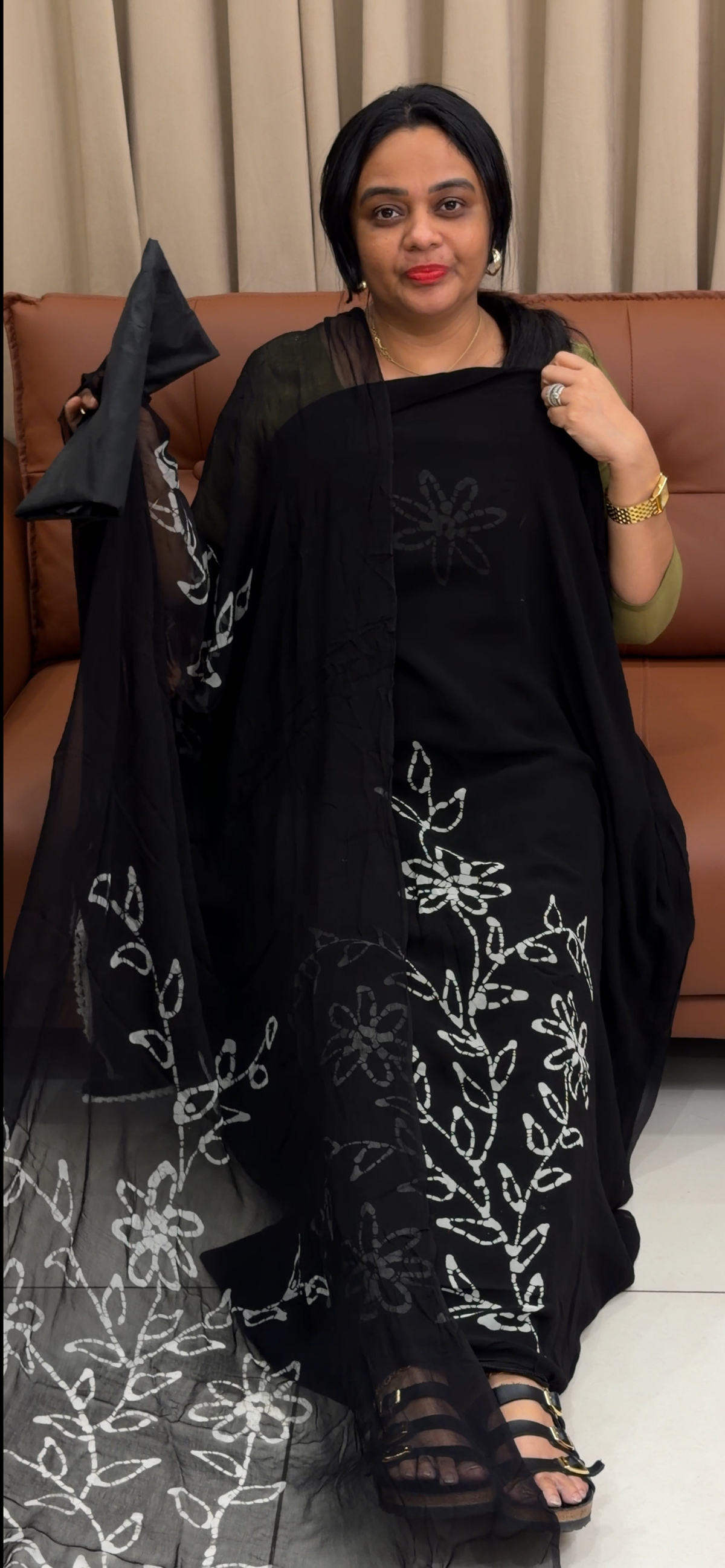 VISCOSE GEORGETTE UNSTITCHED SALWAR SUITS - IHA 35369