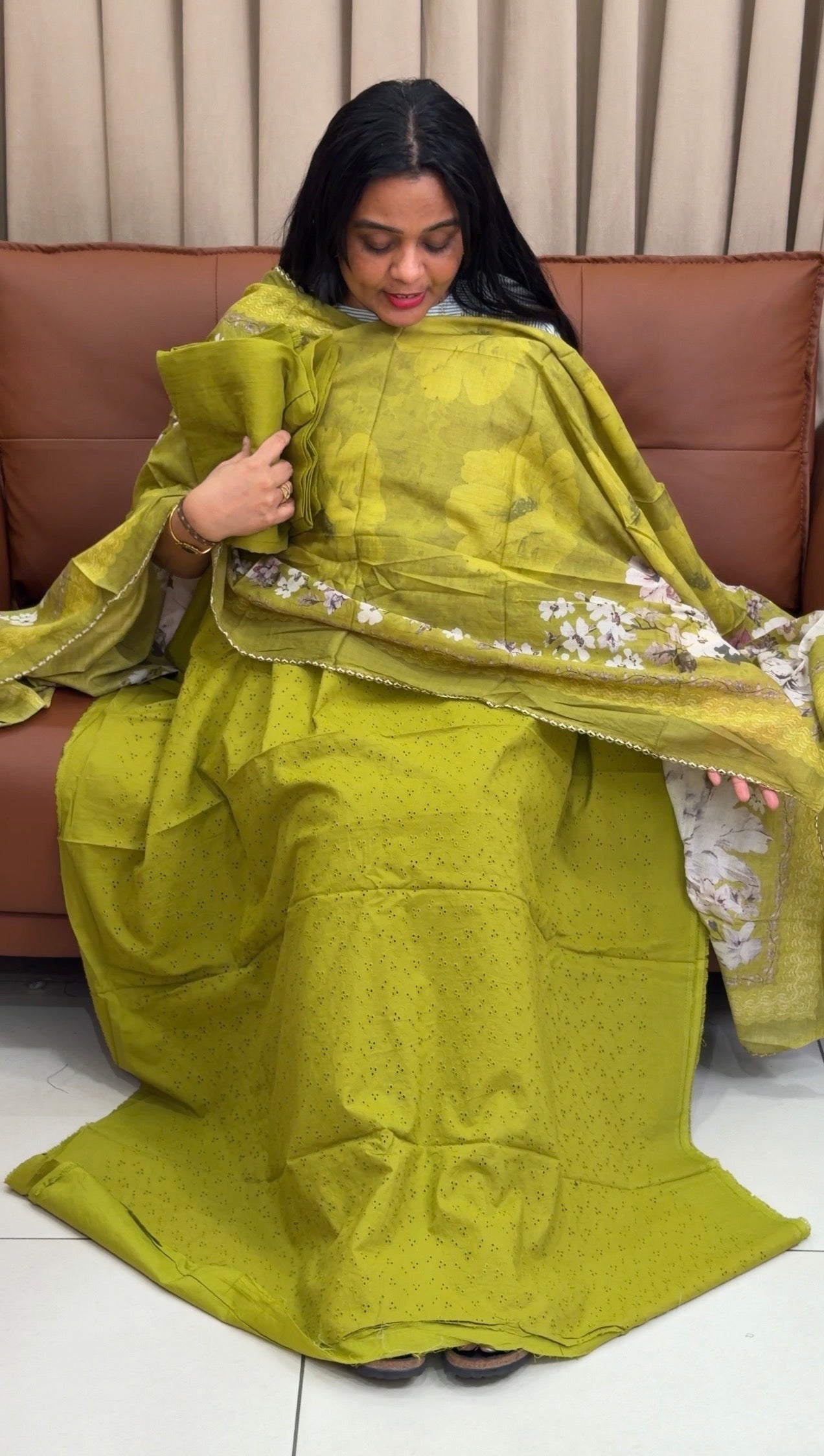 HAKOBA COTTON UNSTITCHED SALWAR SUITS - IHA 35302
