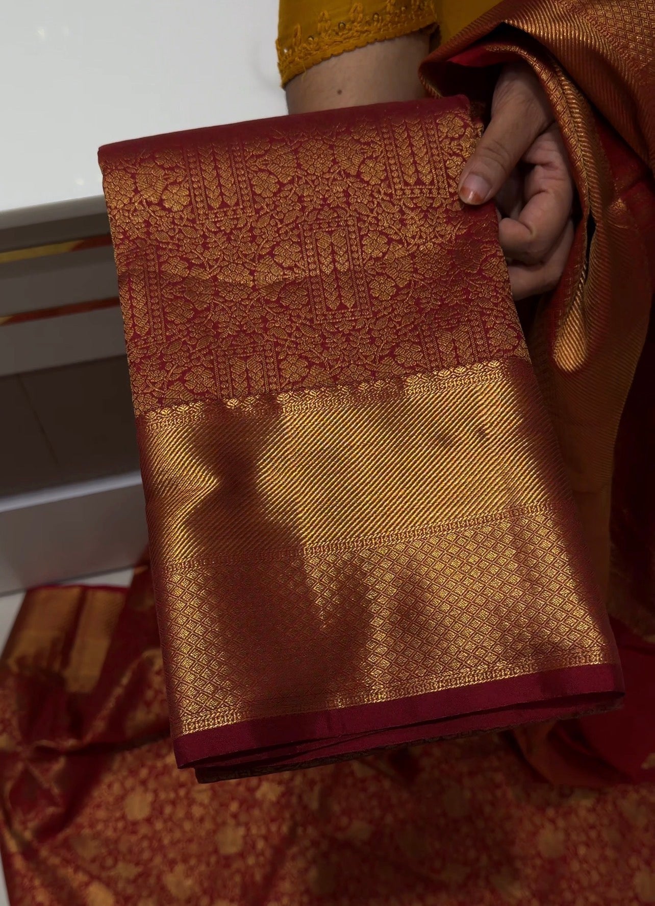 DESIGNER TISSUE KANCHIPURAM SAREES - IHA 34473