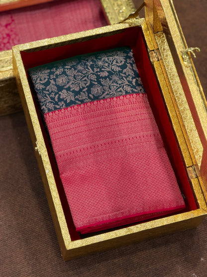 DESIGNER KANCHIPURAM SAREES - IHA 34427