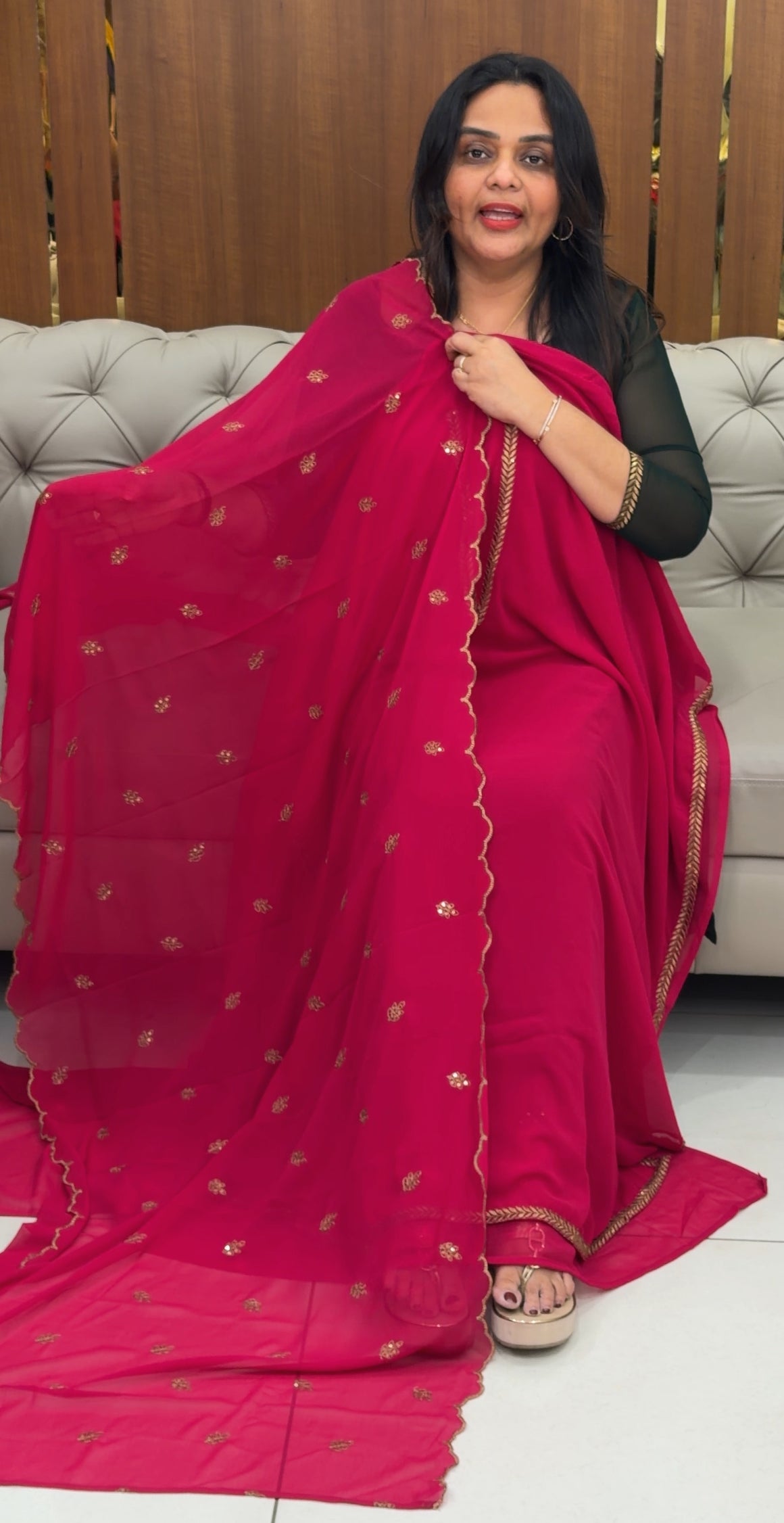 FORWARD UNSTITCHED SALWAR SUITS - IHA 30585