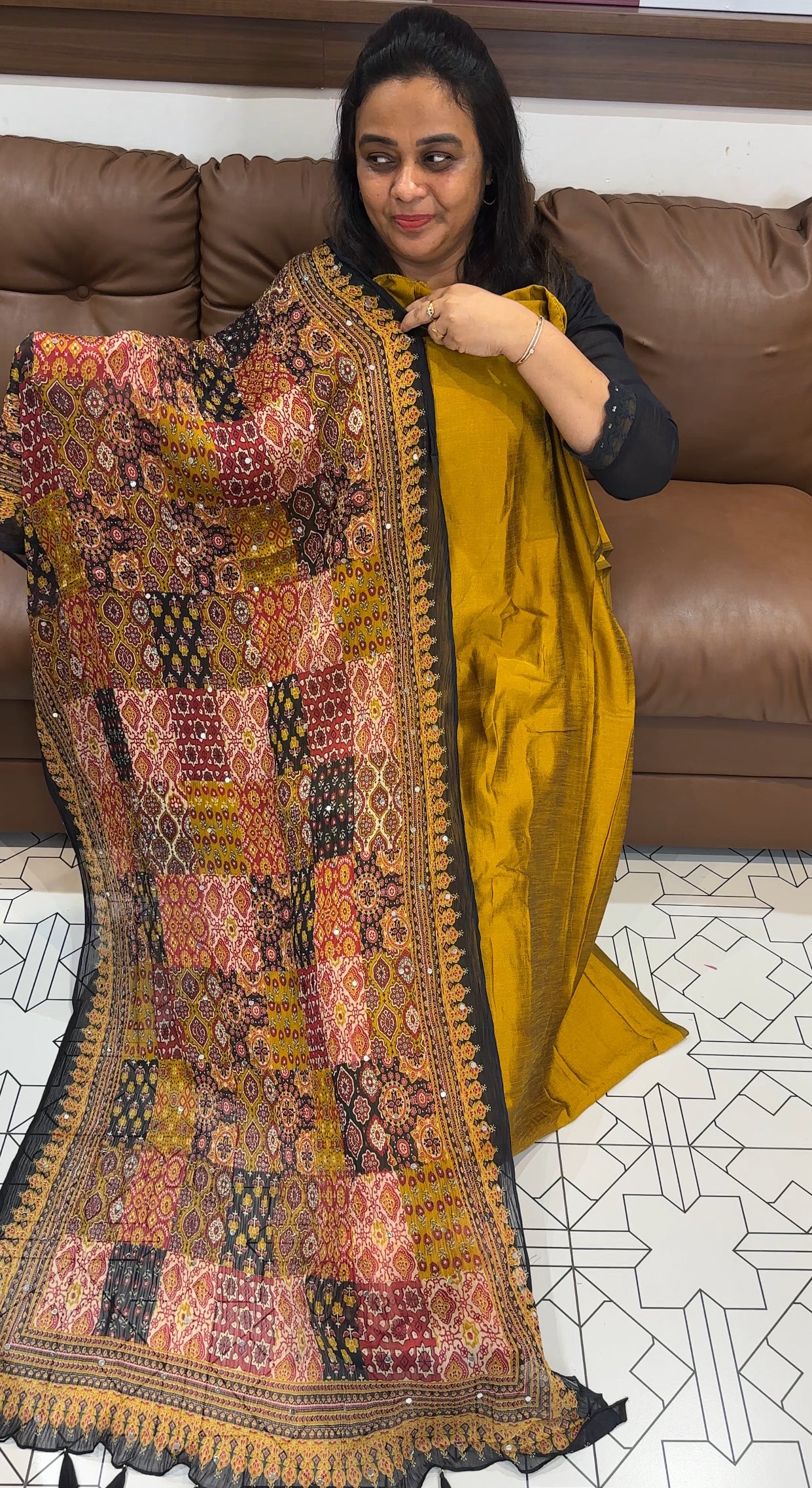 FORWARD SEMI RAW SILK UNSTITCHED SALWAR SUITS - IHA 27983