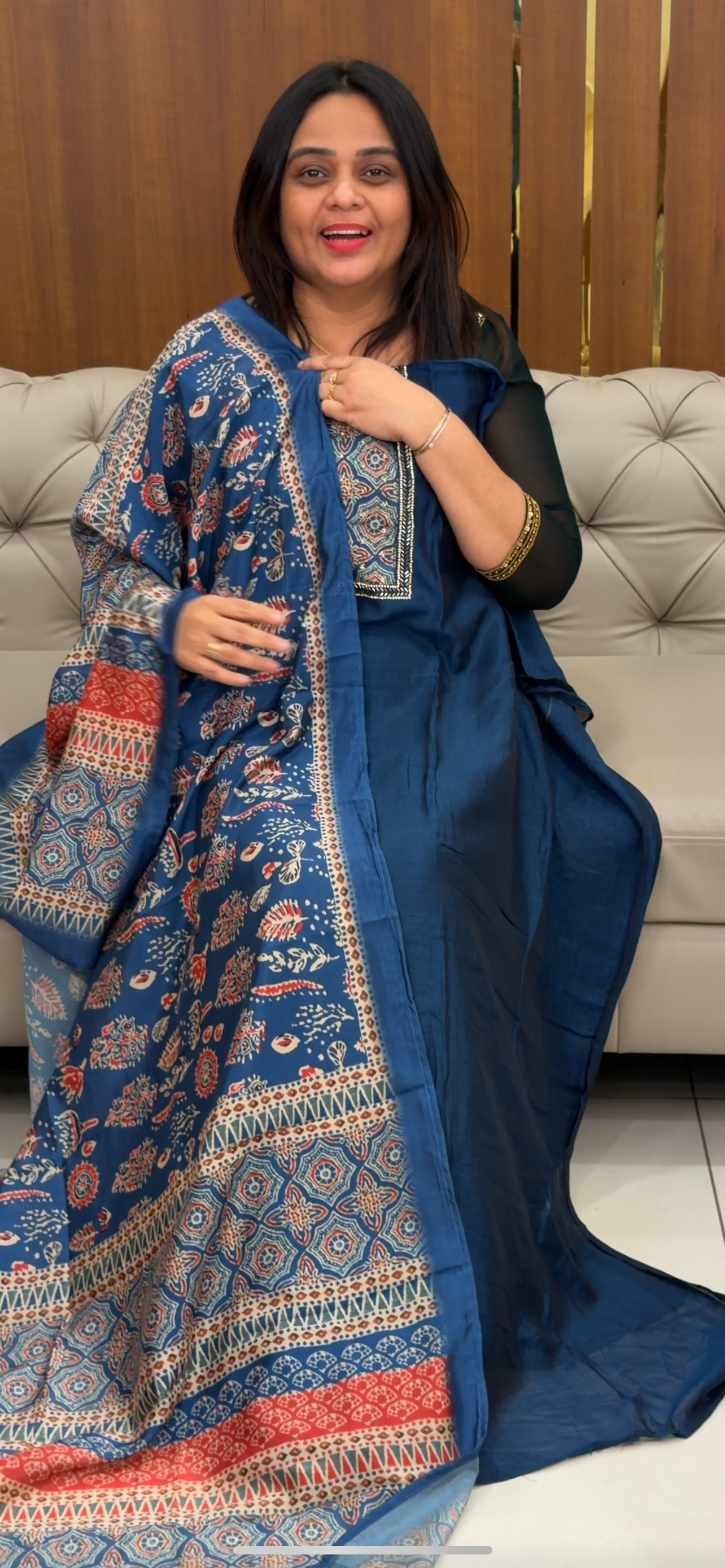 SEMI RAW SILK UNSTITCHED SALWAR SUITS - IHA 29117