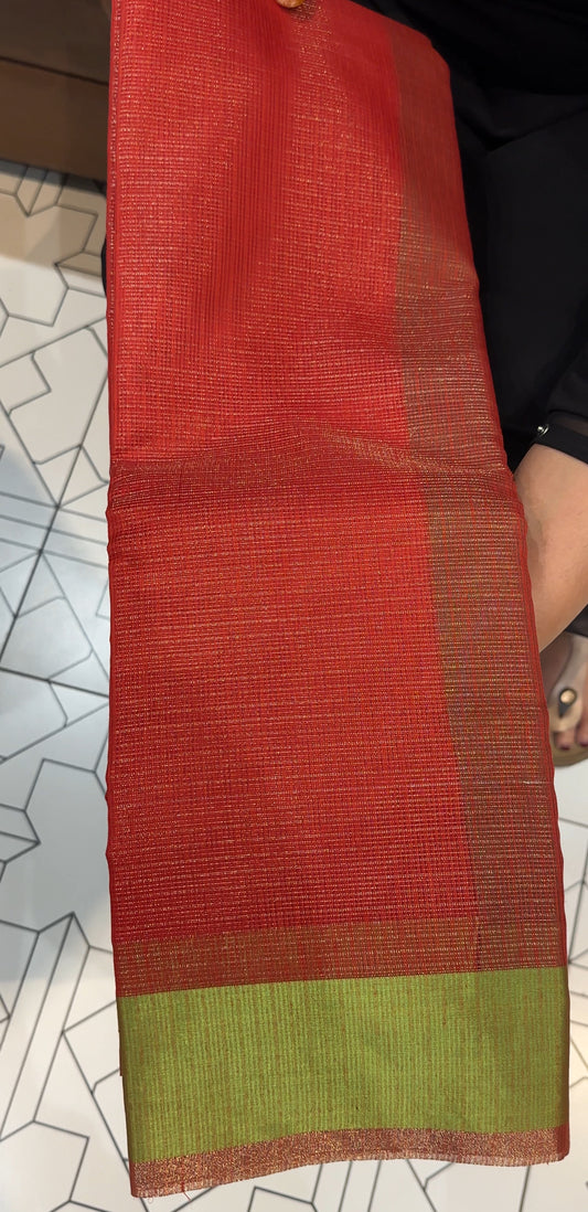 NET KOTA TISSUE SAREES - IHA 26249