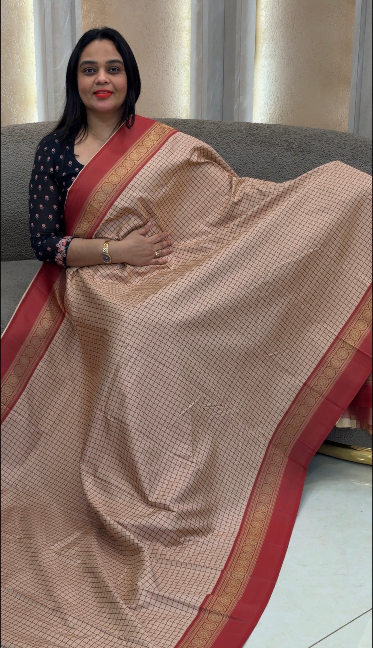 SEMI SILK SAREES  - IHA 34304