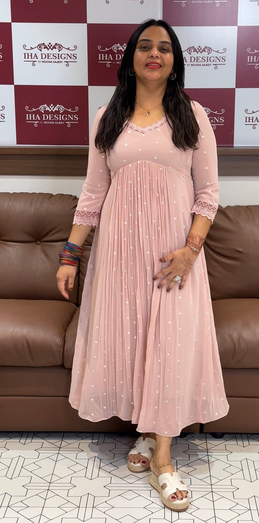 IHA'S IN-HOUSE GEORGETTE ALINE TOPS - IHA 31526