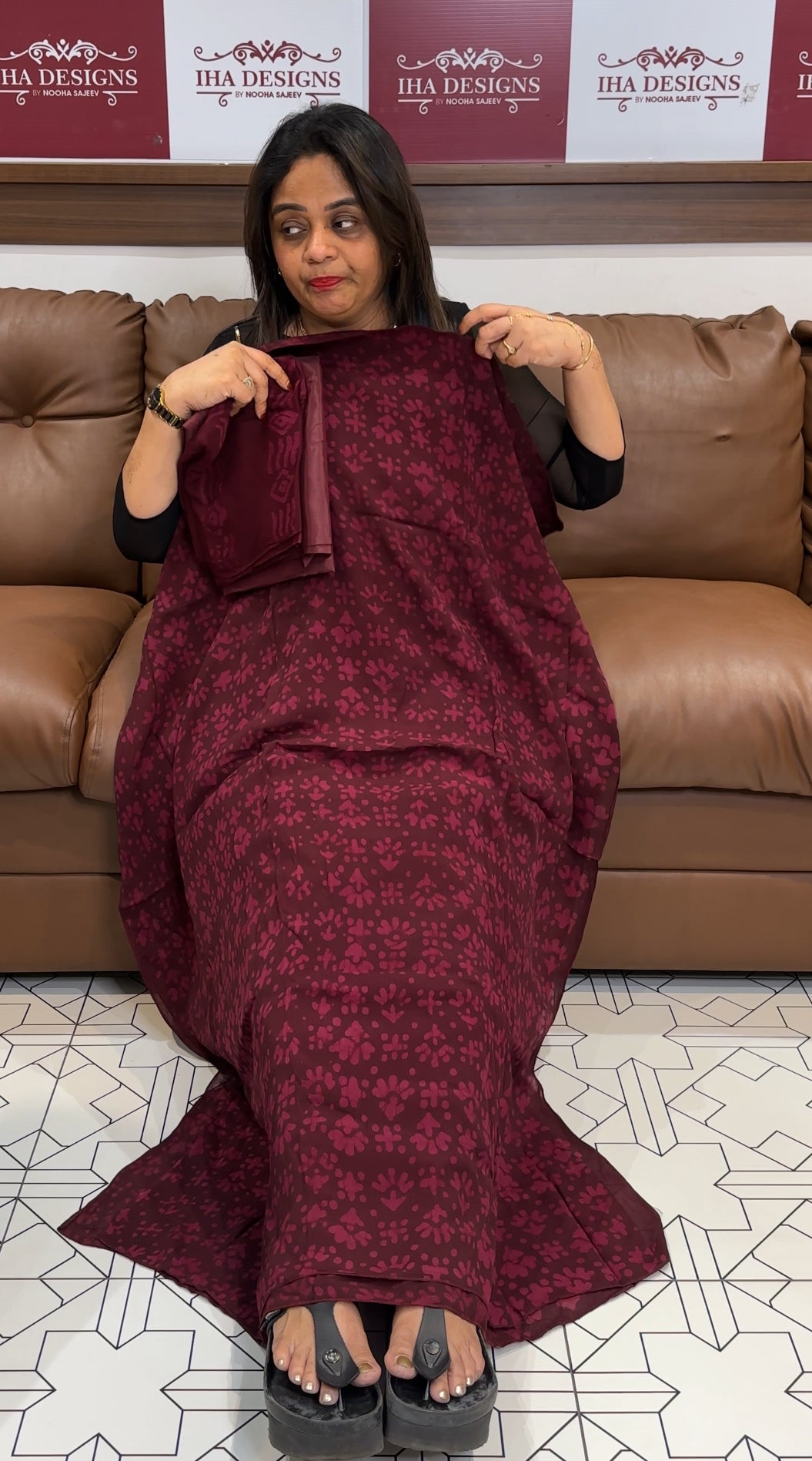 BATIK PRINTED UNSTITCHED SALWAR SUITS - IHA 24036