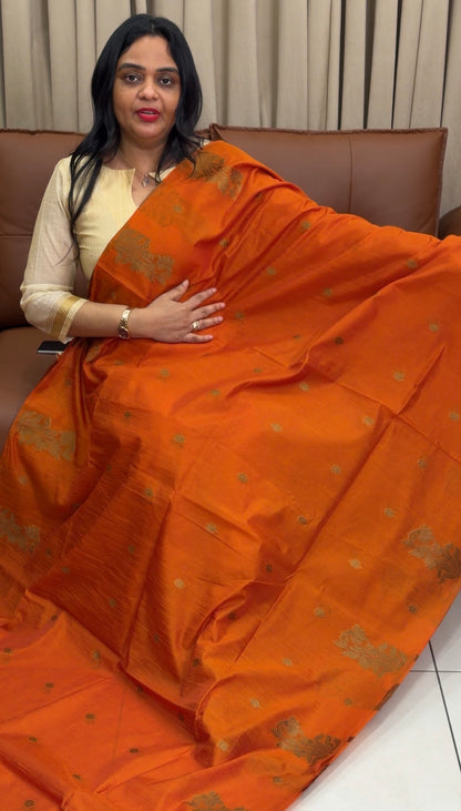 SEMI BANARASI SAREES - IHA 33764