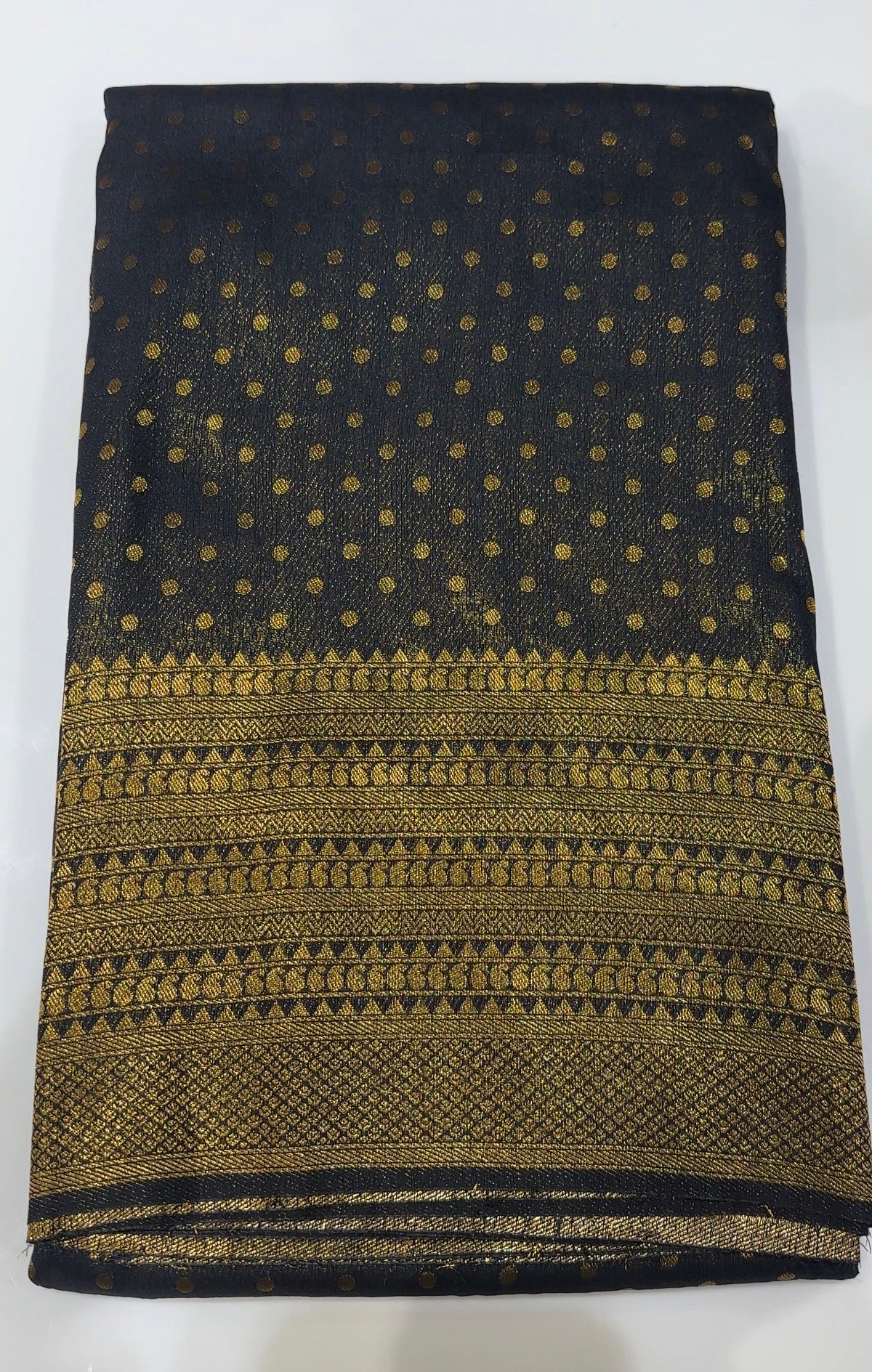 SEMI BANARASI SAREE - IHA 35999
