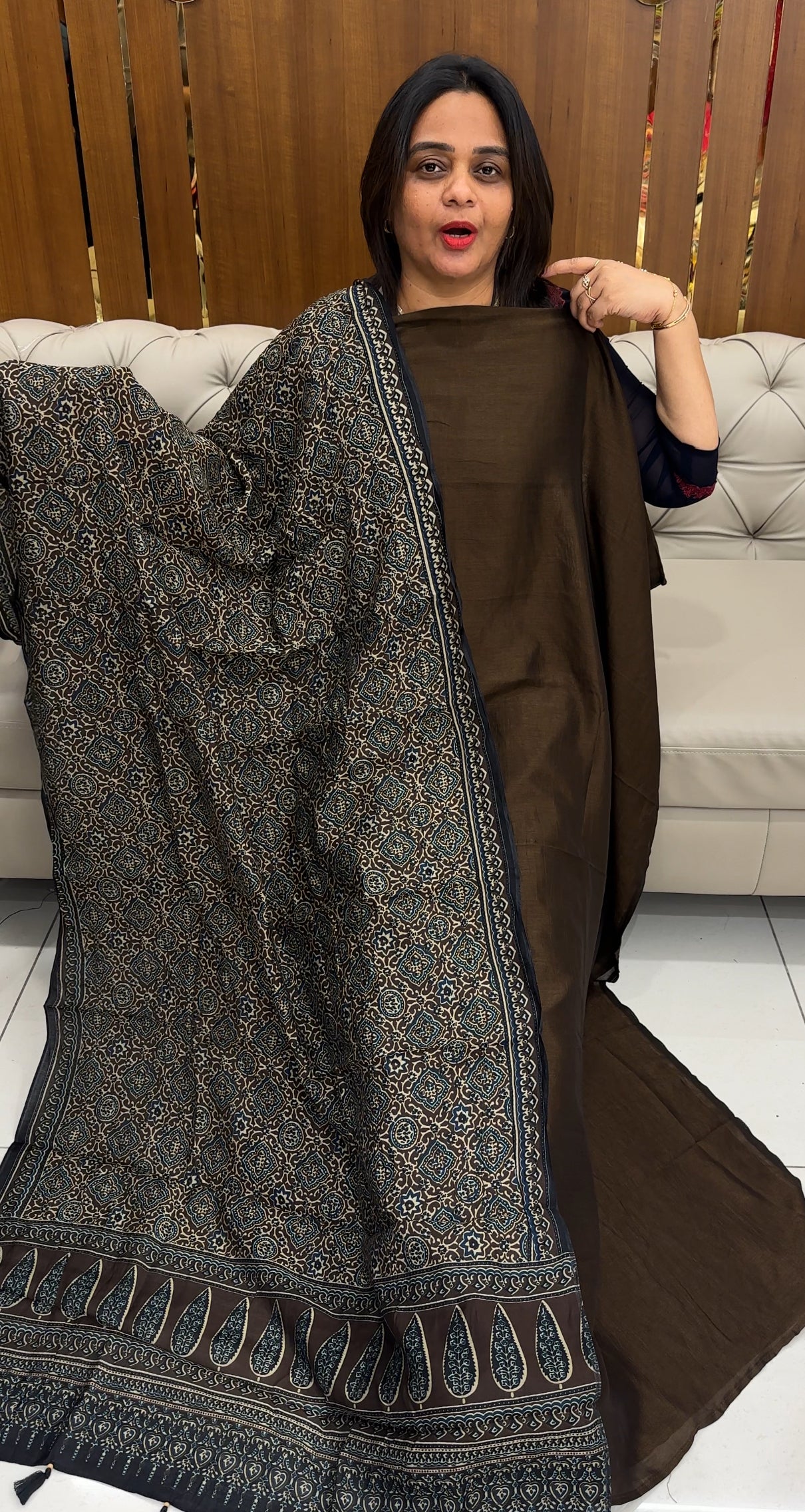 SEMI RAW SILK UNSTITCHED SALWAR SUITS - IHA 26071
