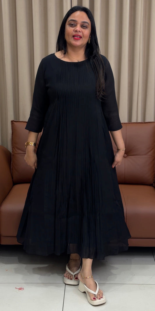 IHA'S IN-HOUSE MUL CHANDERI TUNIC TOP - IHA 33821