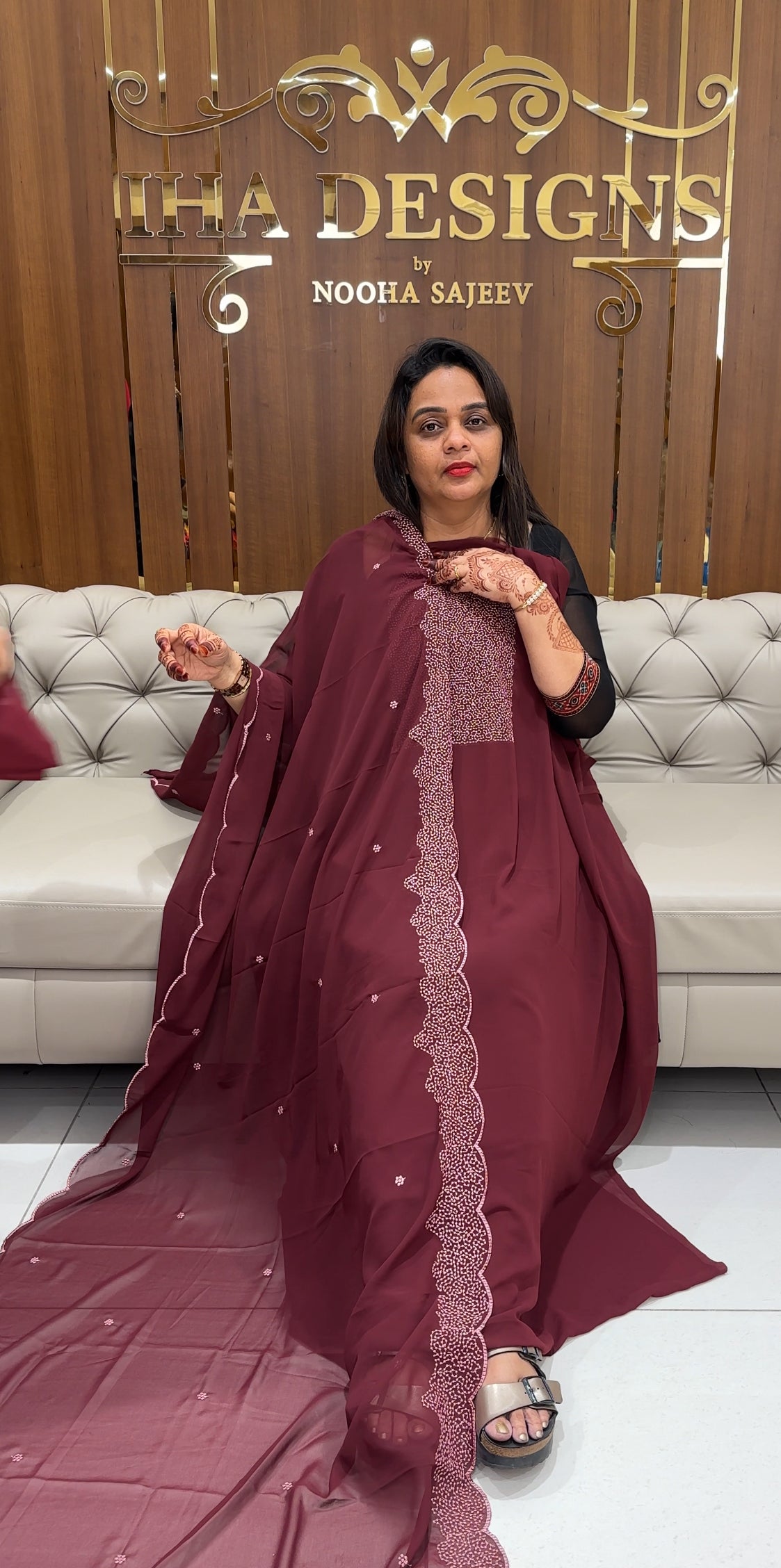 FAUX GEORGETTE UNSTITCHED SALWAR SUITS - IHA 24154