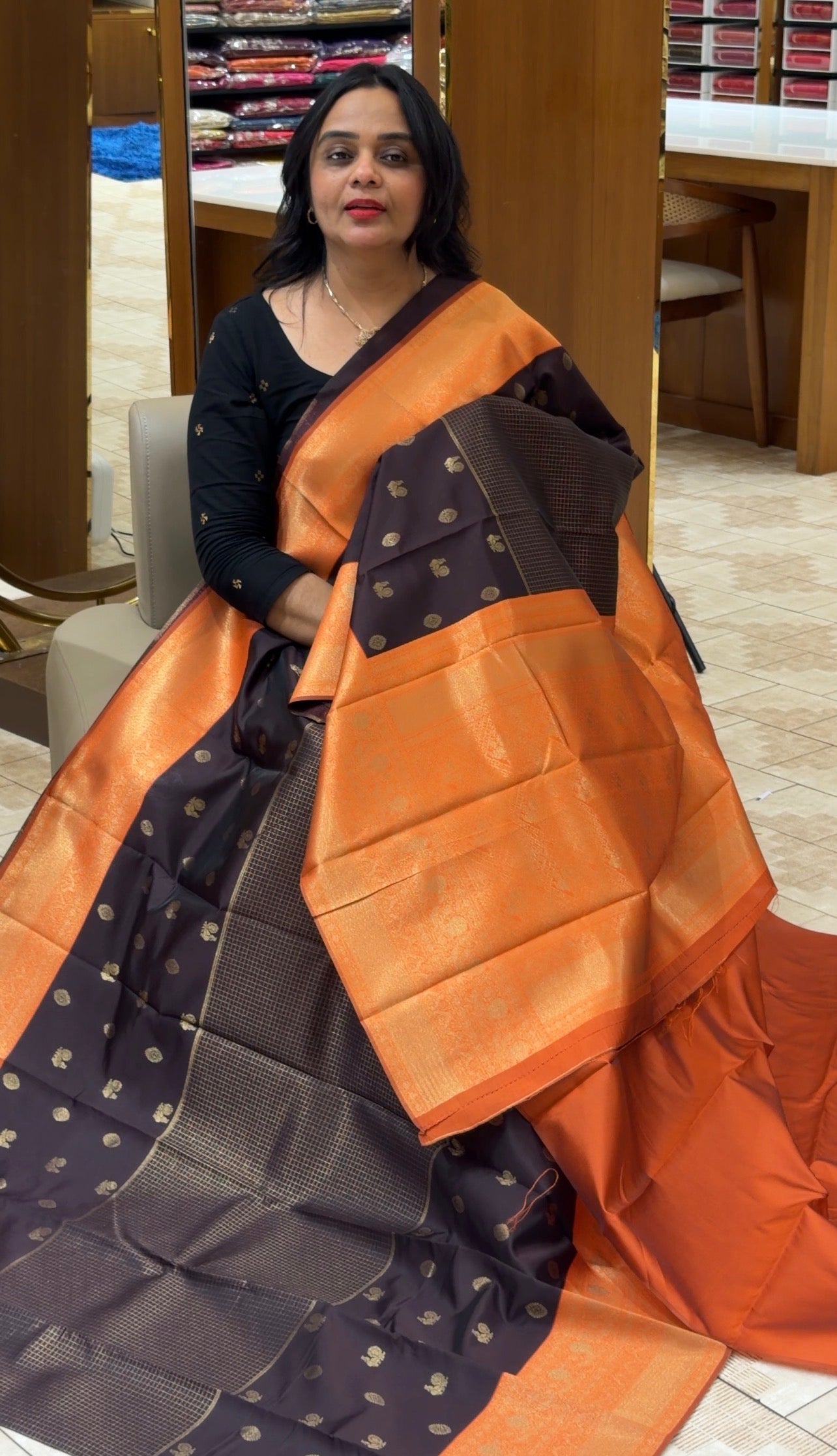 SEMI SILK SAREES - IHA 32806