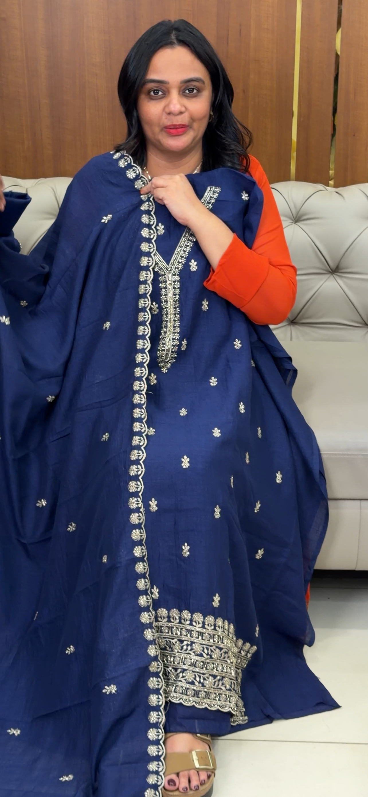 UNSTITCHED SALWAR SUITS - IHA 32965