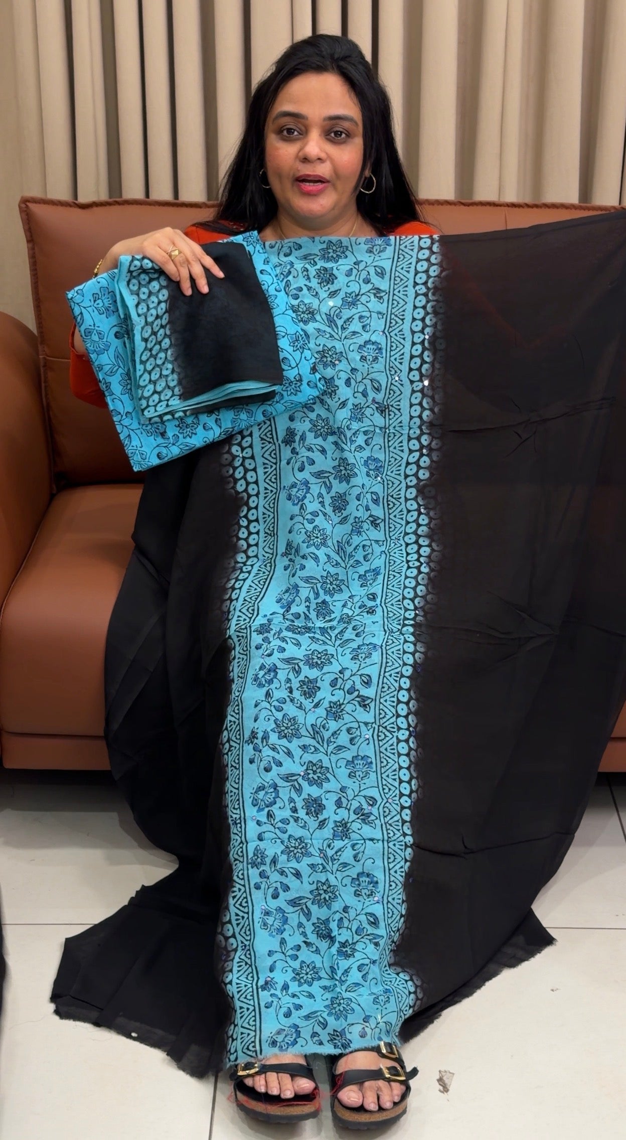 GEORGETTE UNSTITCHED SALWAR SUITS - IHA 34945