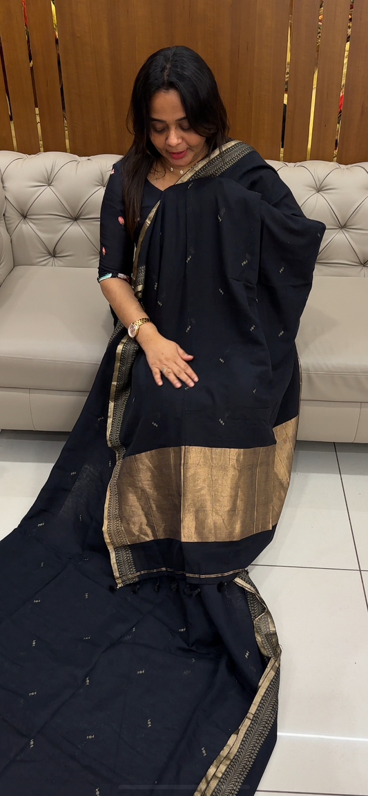 KHADDY COTTON SAREES - IHA 29273