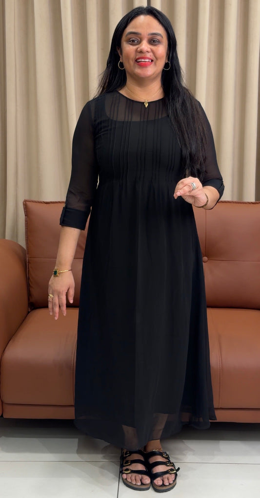 IHA'S IN-HOUSE GEORGETTE FROCKS - IHA 35214
