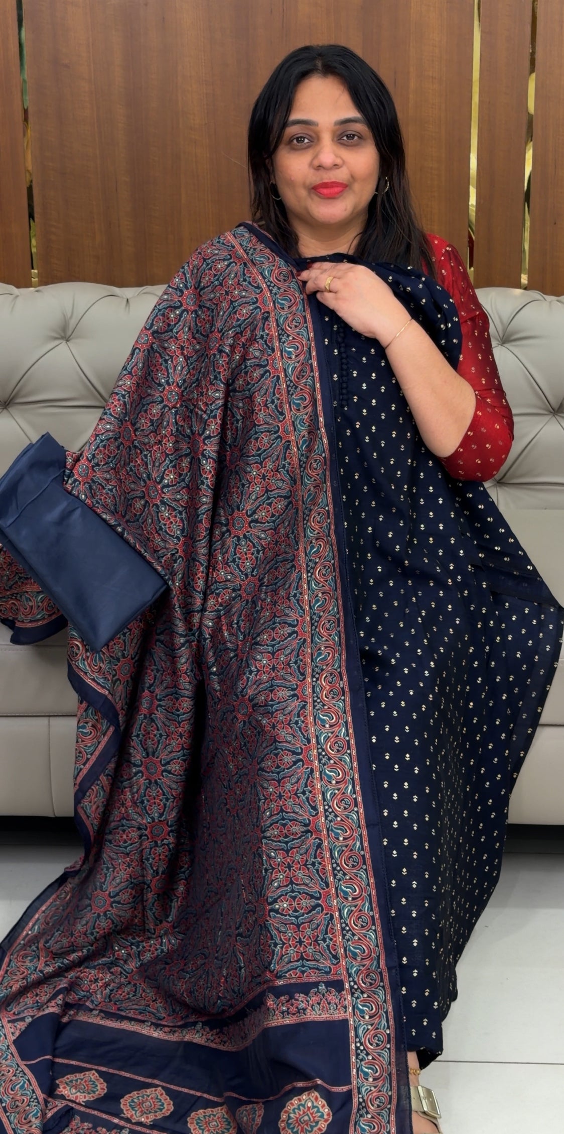 FORWARD SEMI RAW SILK UNSTITCHED SALWAR SUITS  - IHA 32256